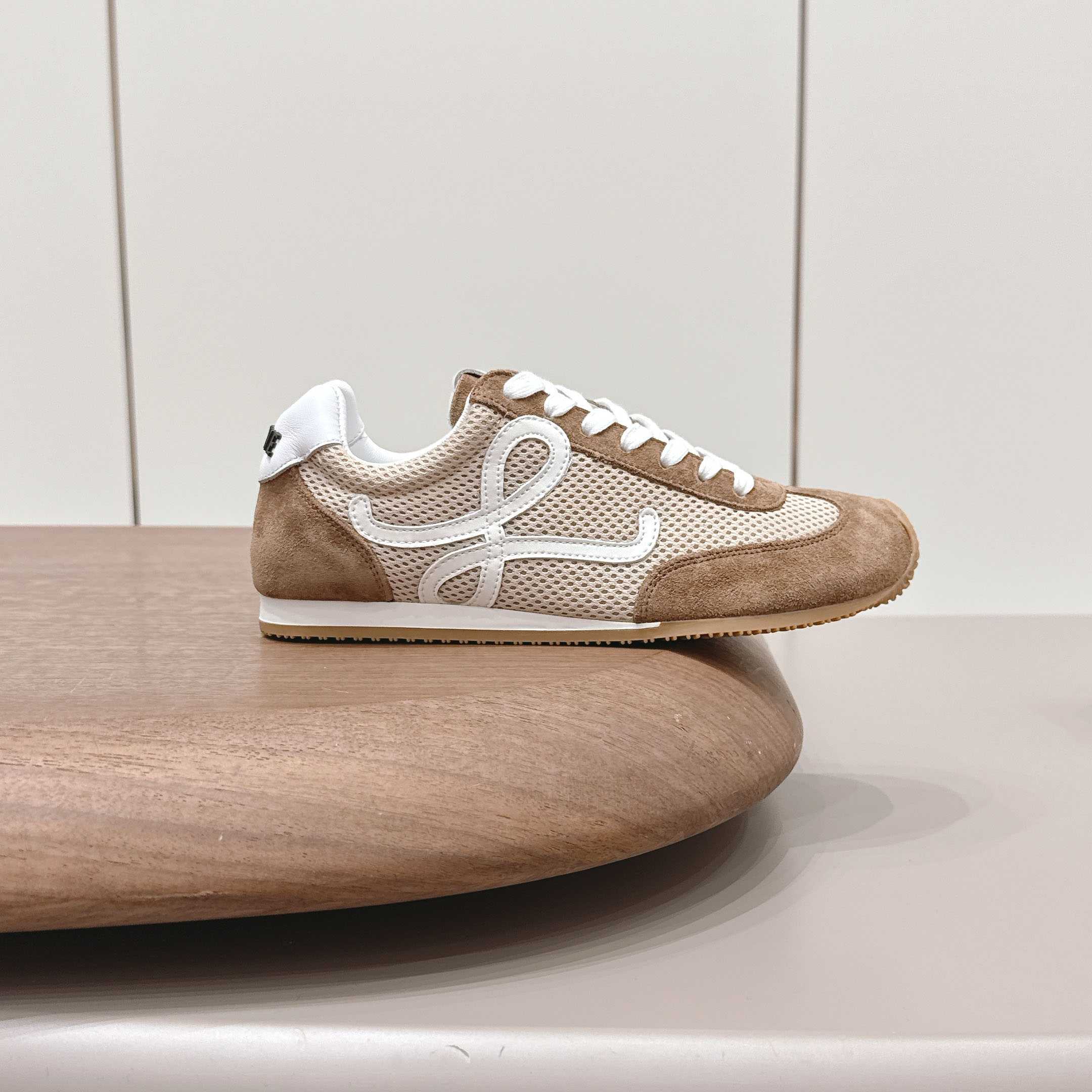 Loewe Ballet Runner 2.0 In Suede And Mesh - FashionPlug