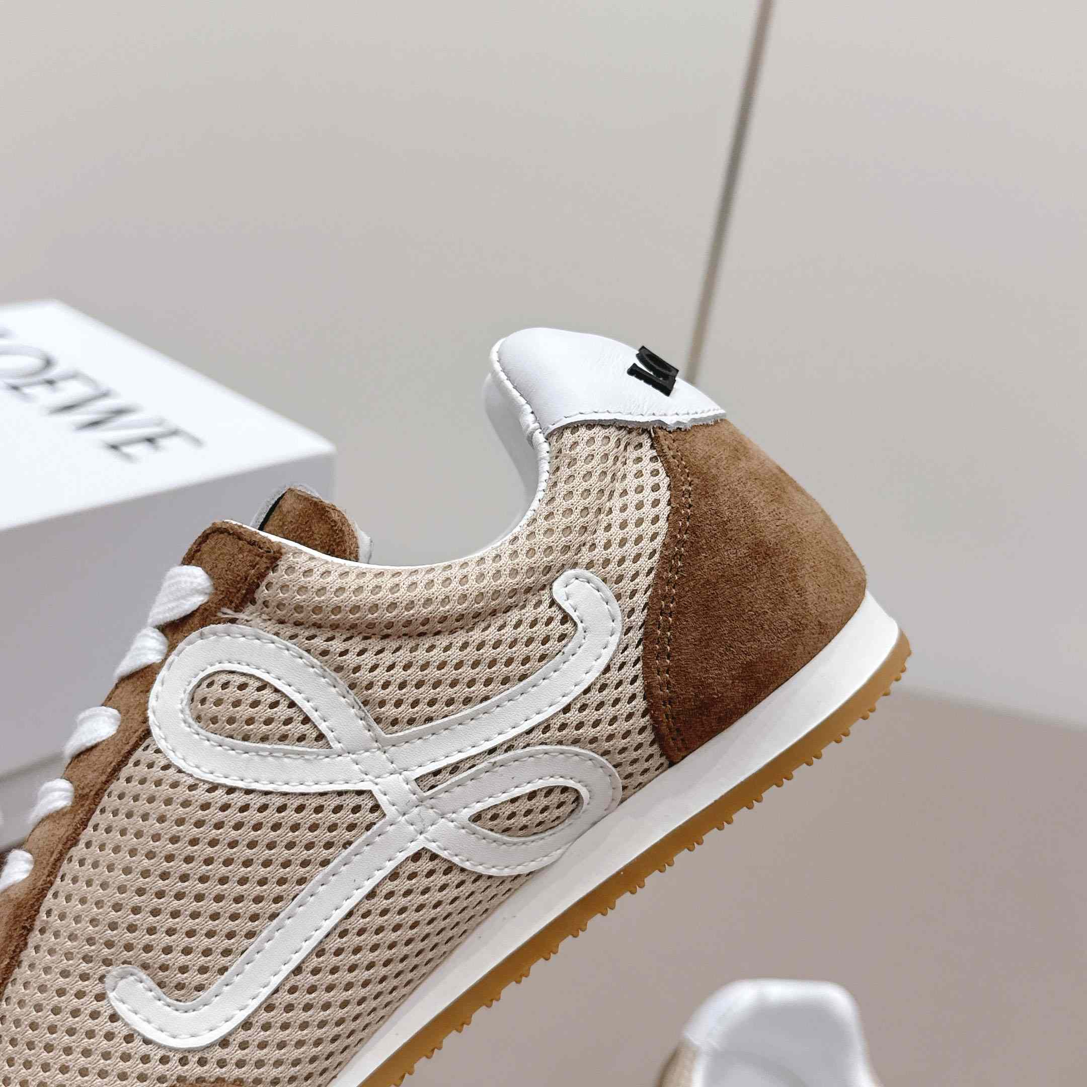 Loewe Ballet Runner 2.0 In Suede And Mesh - FashionPlug