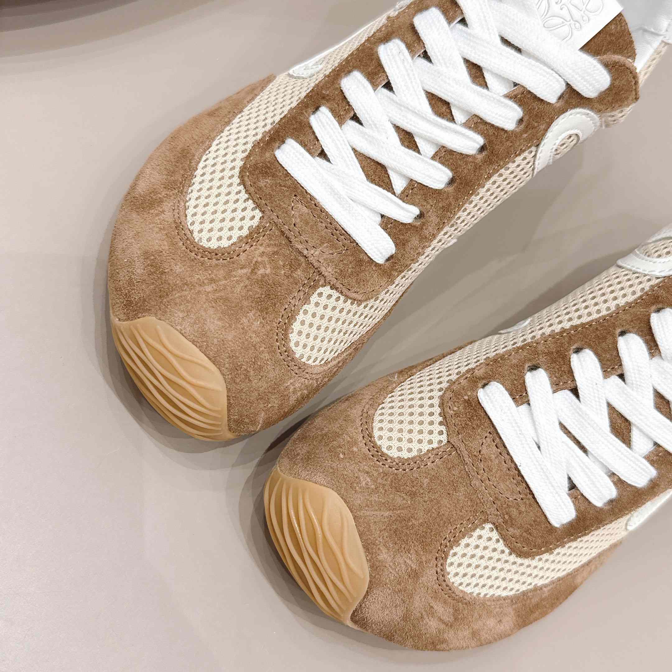 Loewe Ballet Runner 2.0 In Suede And Mesh - FashionPlug