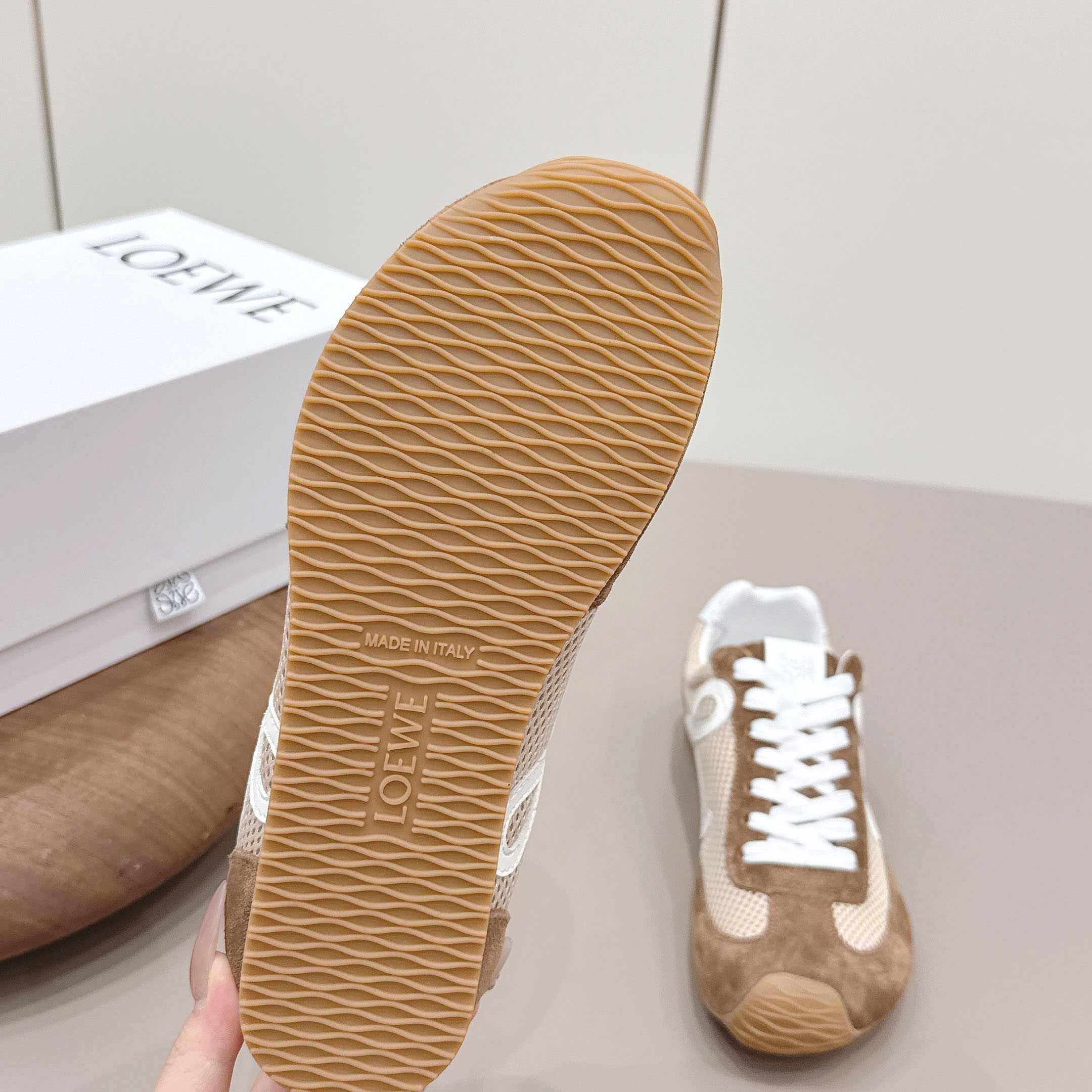 Loewe Ballet Runner 2.0 In Suede And Mesh - FashionPlug
