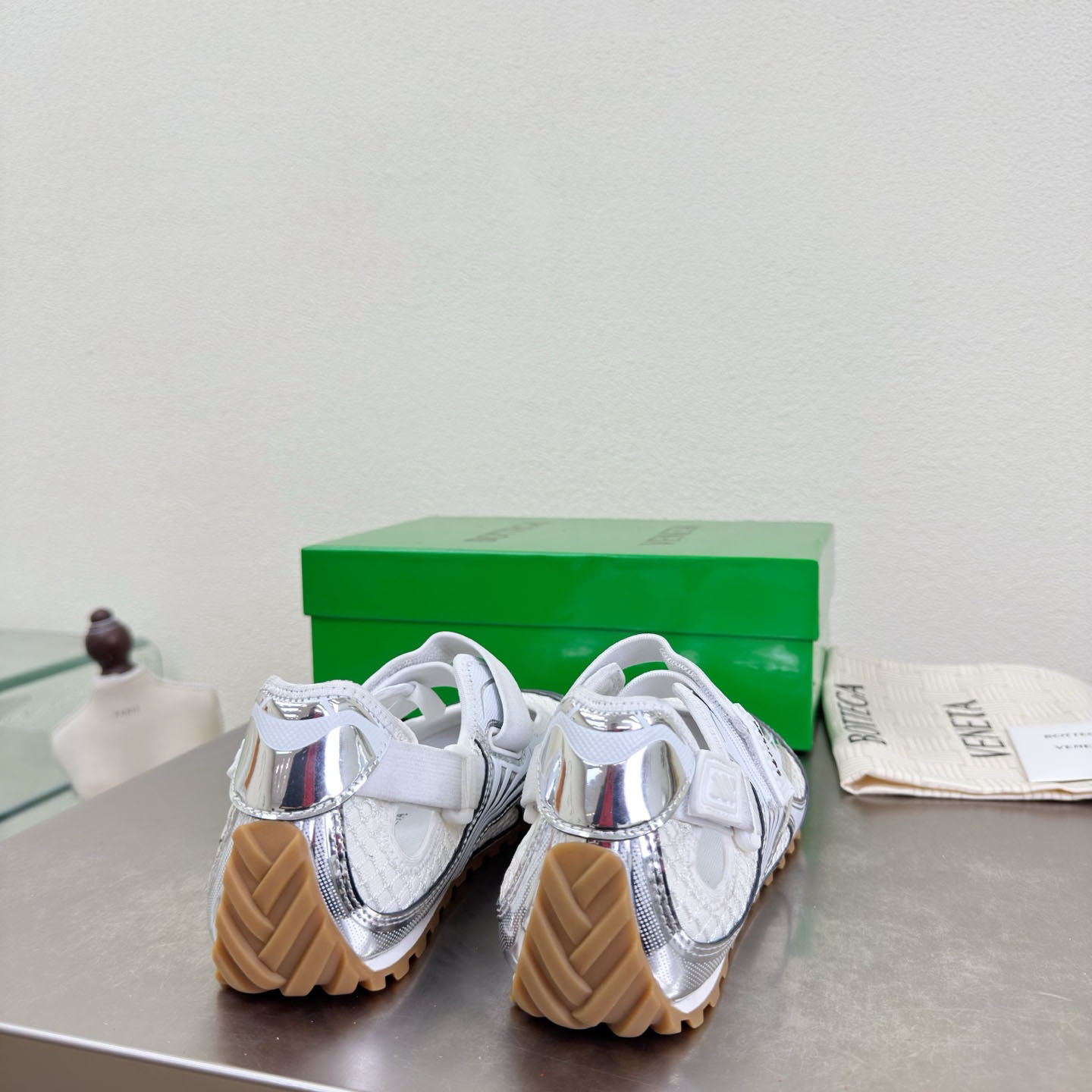 Bottega Veneta Orbit Flash Mary-Jane Sneaker - FashionPlug