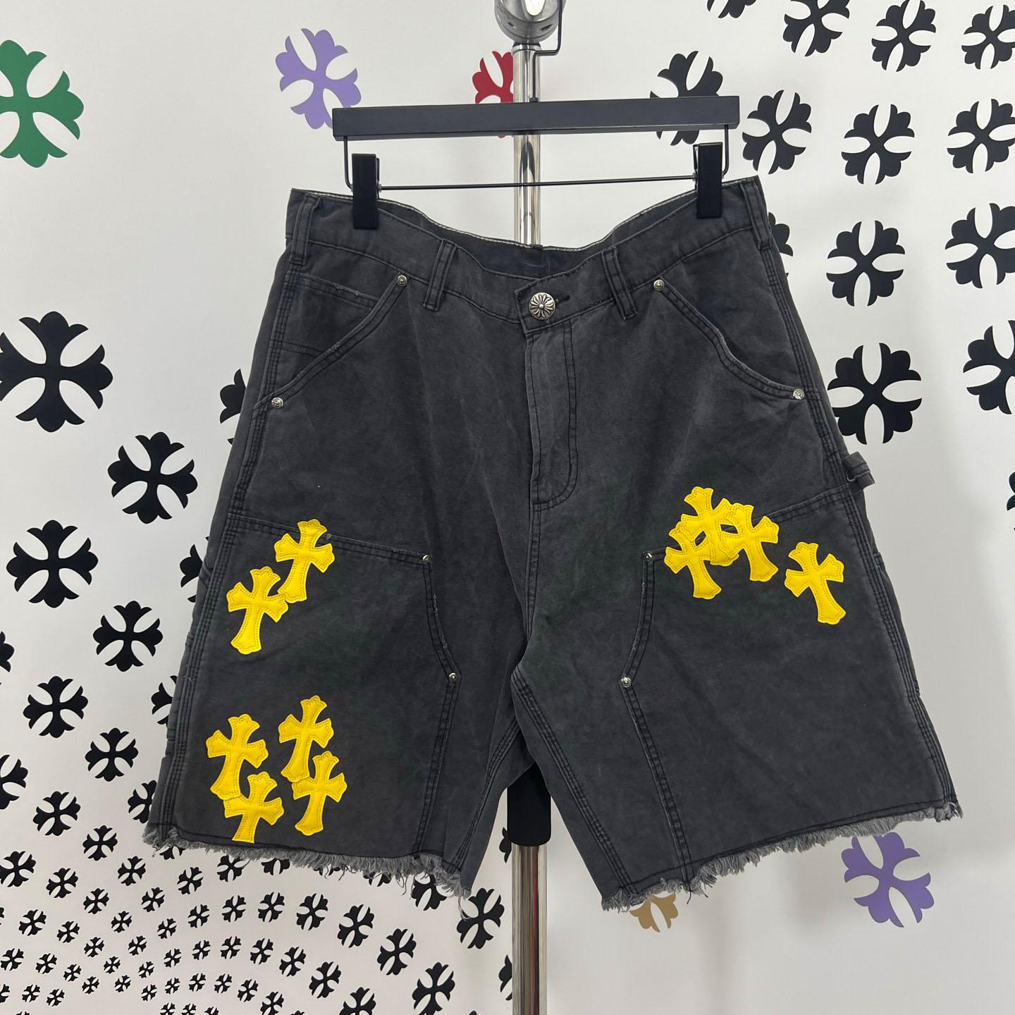 Chrome Hearts Denim Shorts - FashionPlug