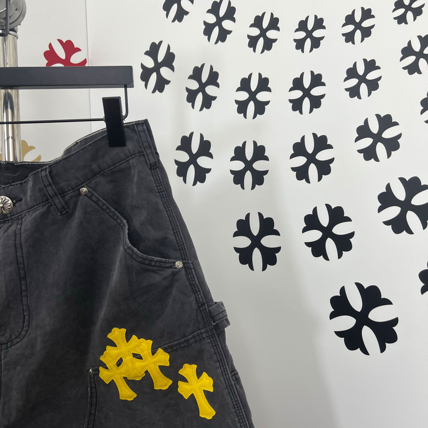 Chrome Hearts Denim Shorts - FashionPlug