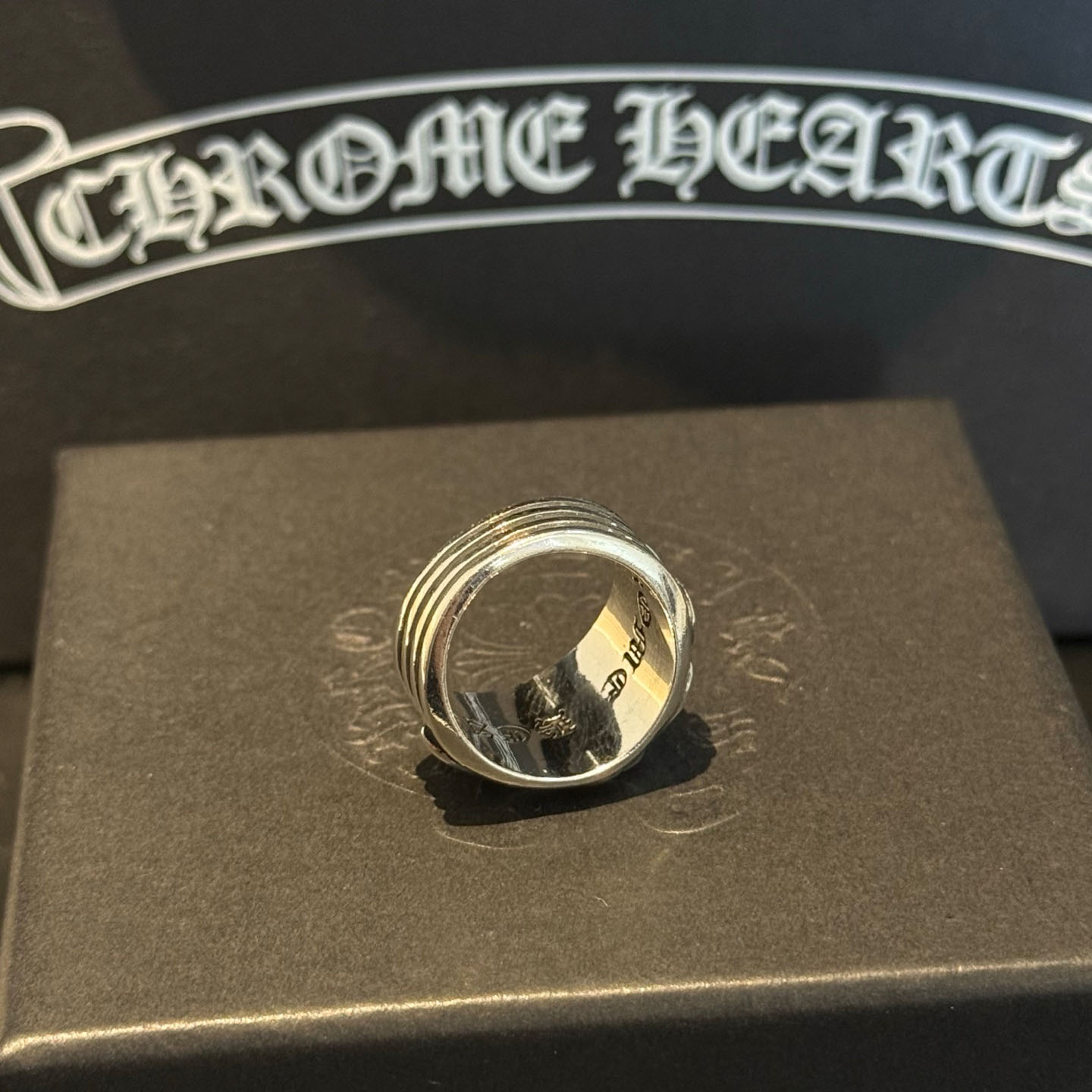 Chrome Heart Ring - FashionPlug