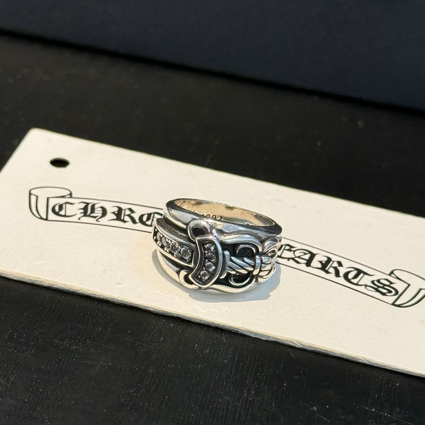 Chrome Heart Ring - FashionPlug