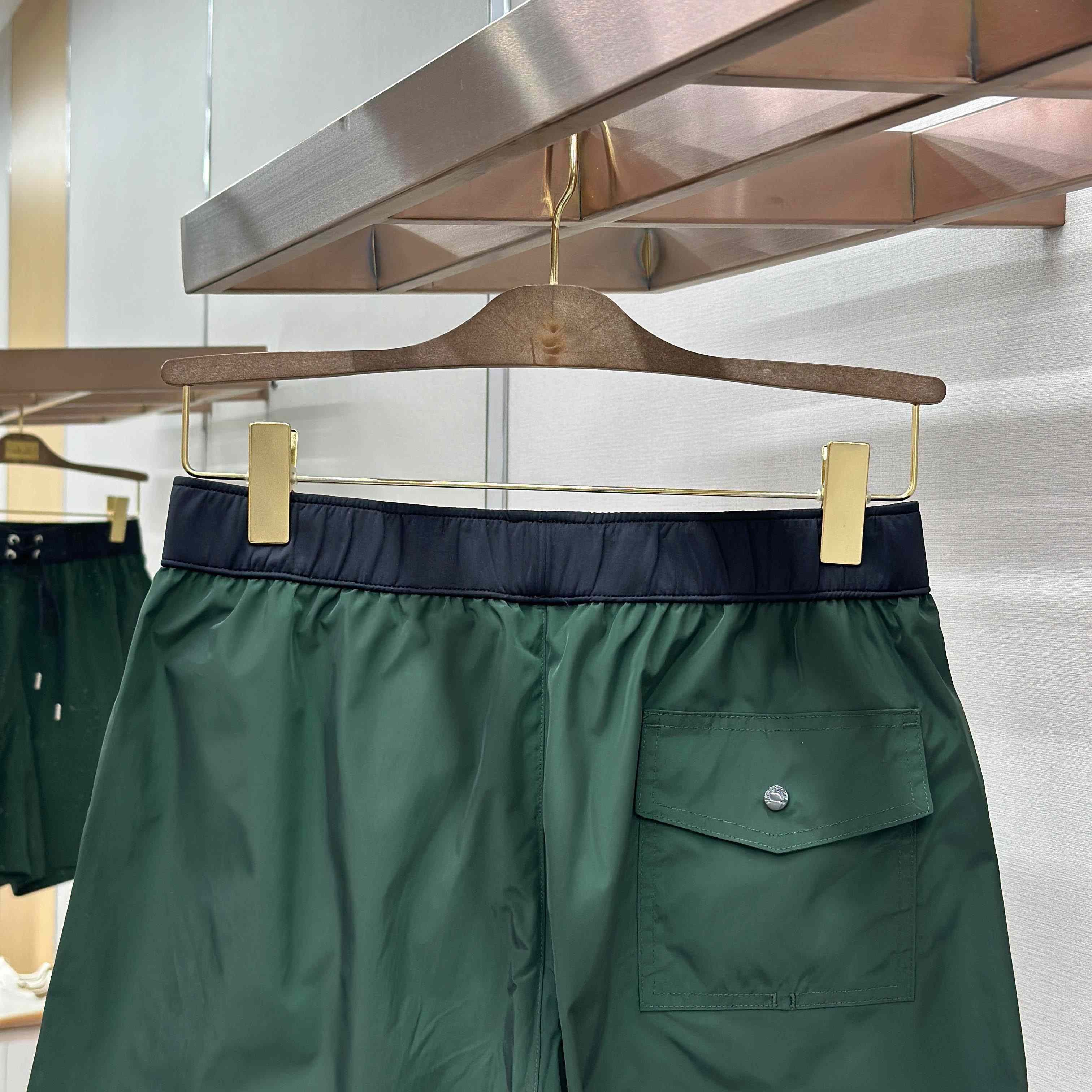 Moncler Logo-Patch Swim Shorts - FashionPlug