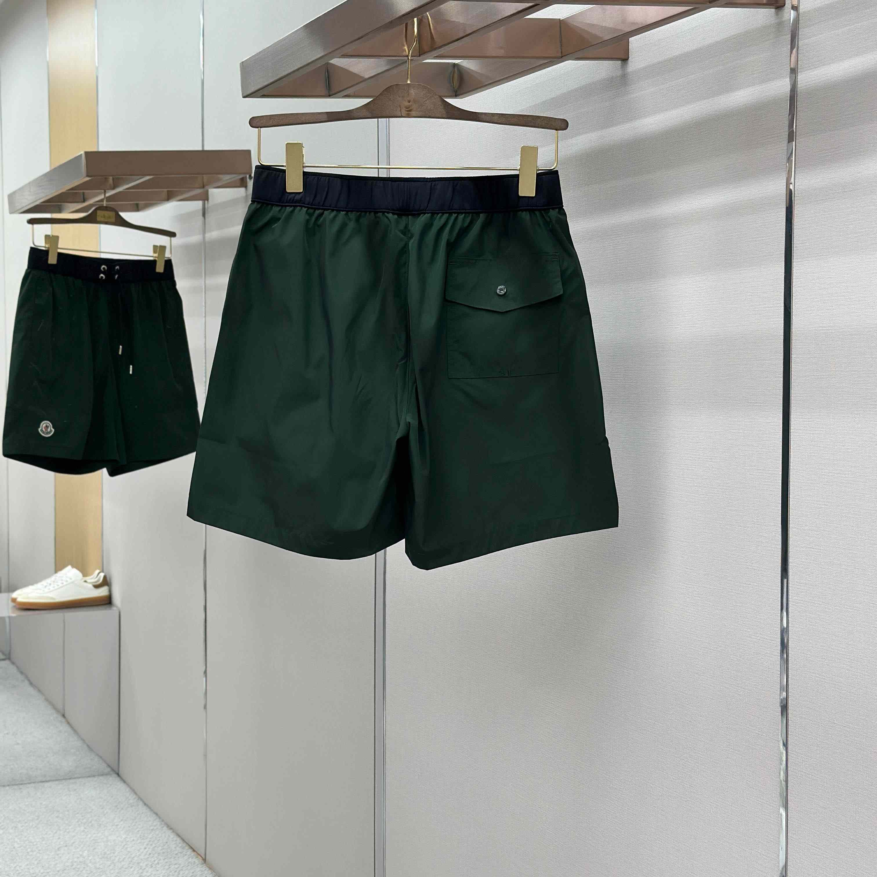 Moncler Logo-Patch Swim Shorts - FashionPlug