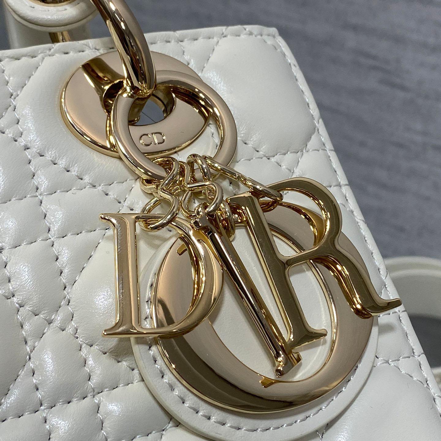 Dior Lady Dior Bag   20cm - FashionPlug