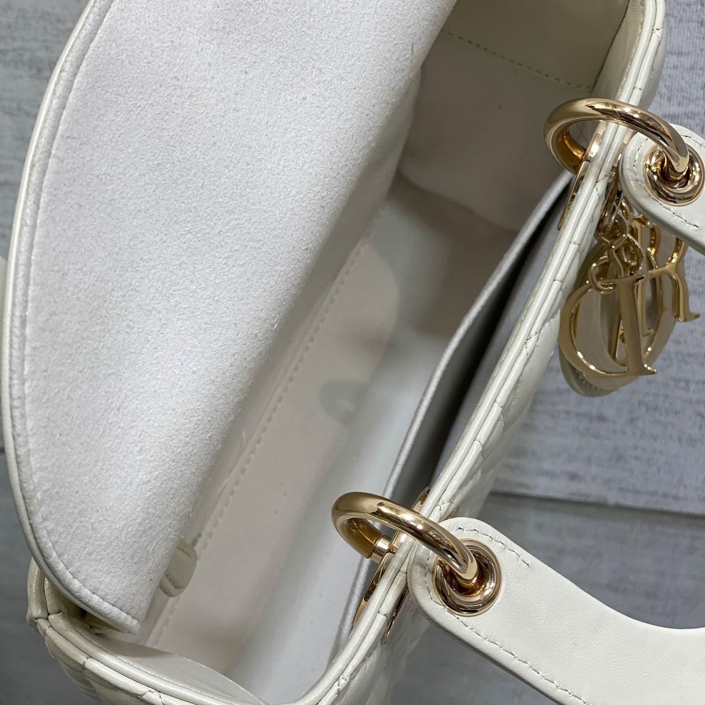 Dior Lady Dior Bag   20cm - FashionPlug