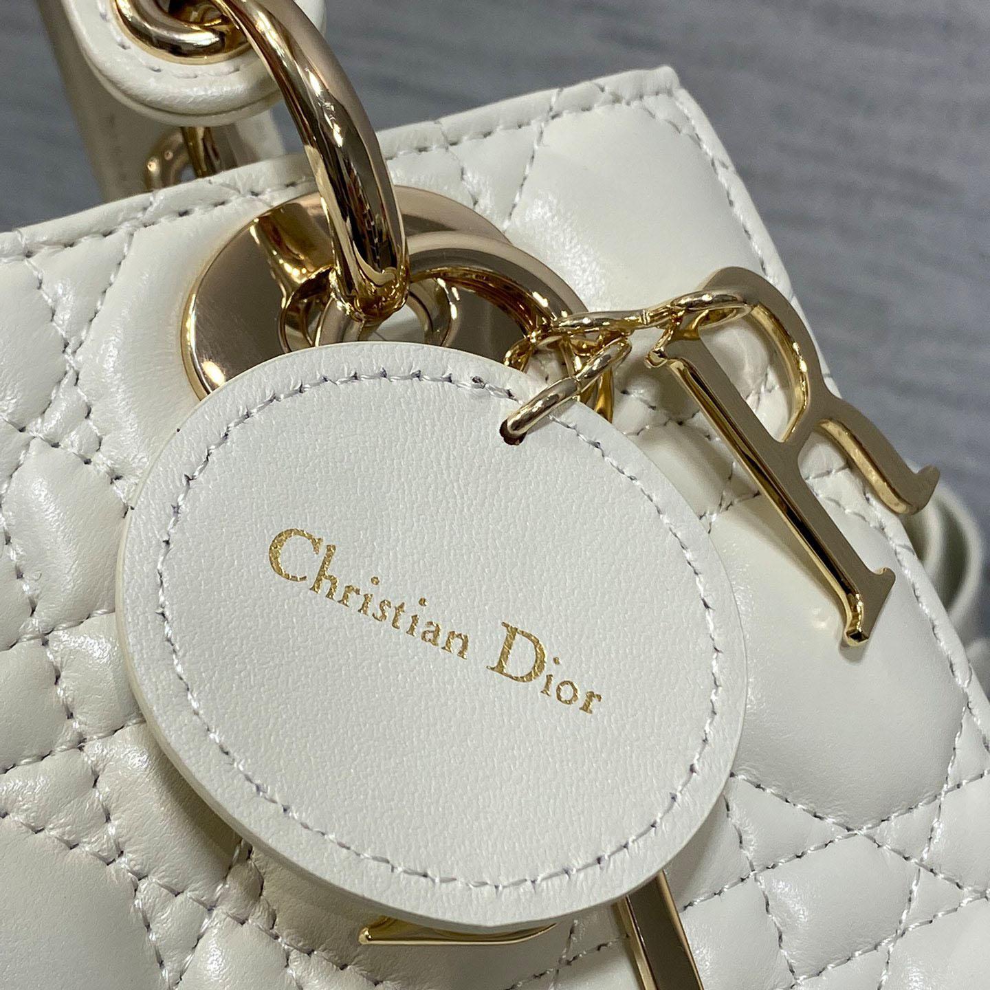 Dior Lady Dior Bag   20cm - FashionPlug