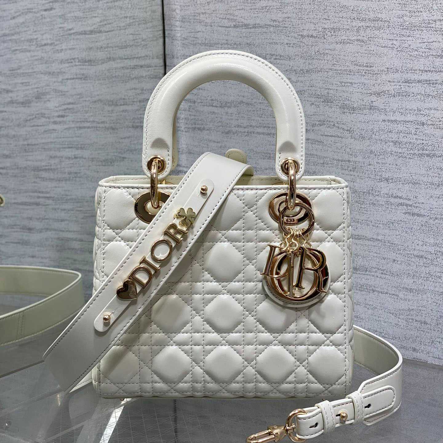 Dior Lady Dior Bag   20cm - FashionPlug