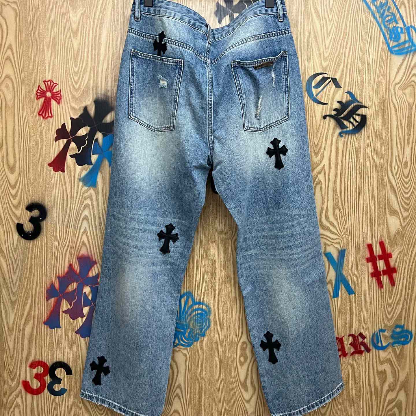 Chrome Hearts Jeans - FashionPlug