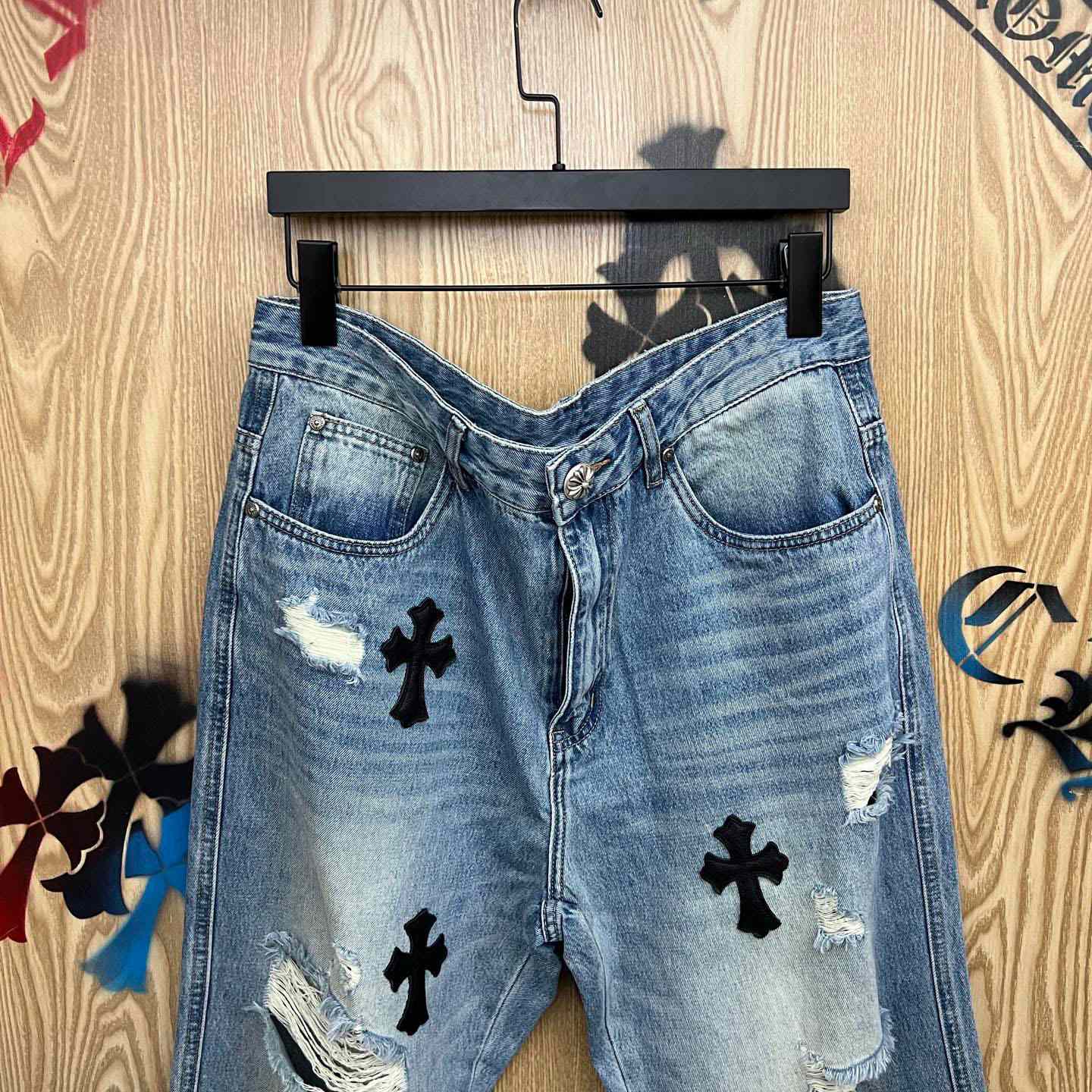 Chrome Hearts Jeans - FashionPlug