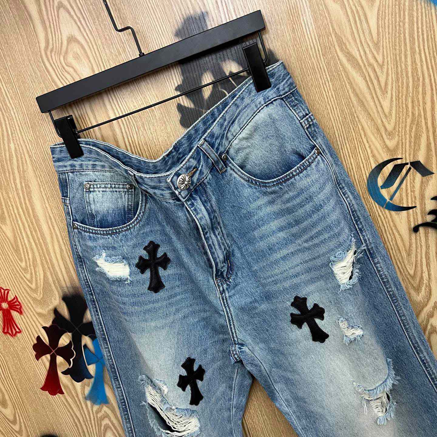 Chrome Hearts Jeans - FashionPlug