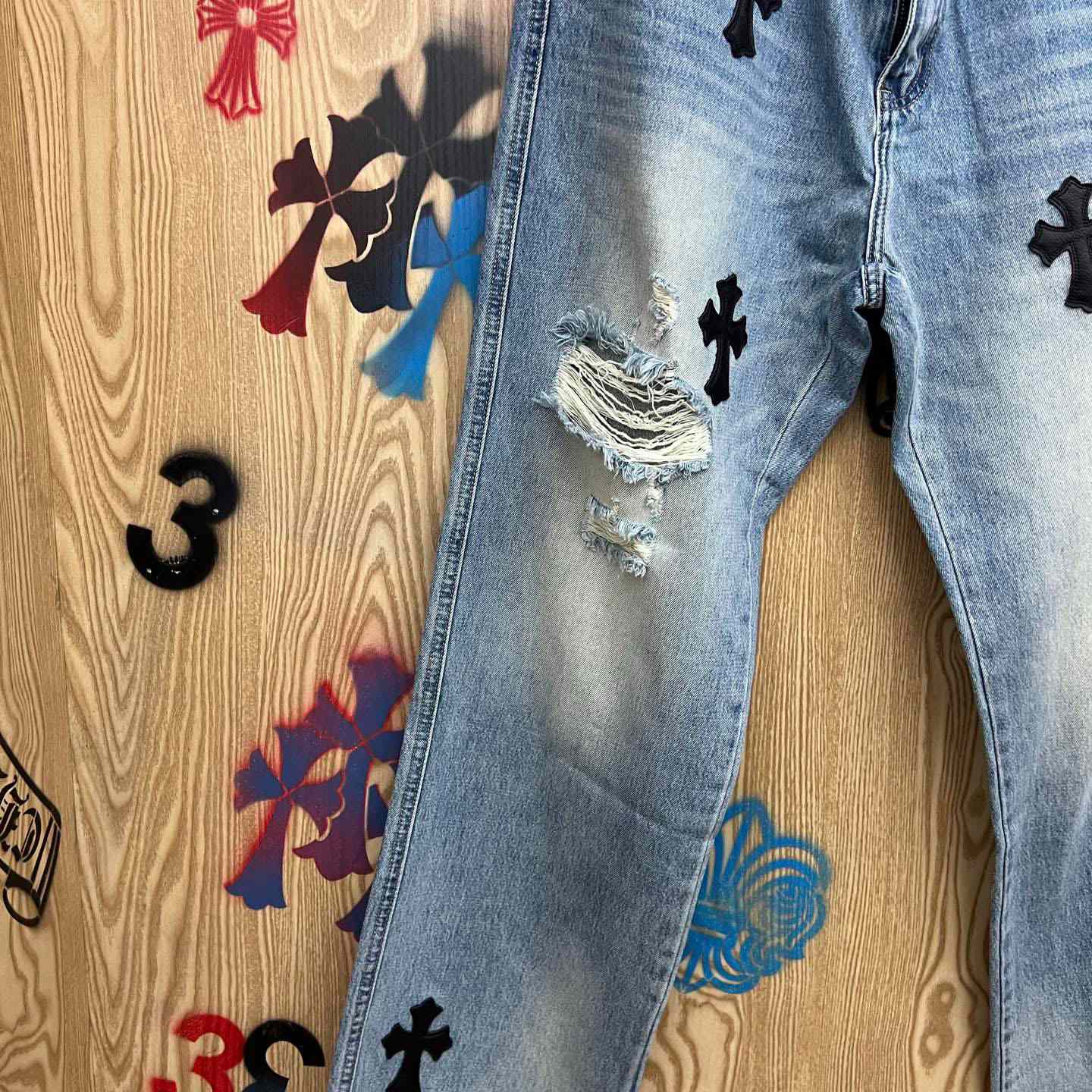 Chrome Hearts Jeans - FashionPlug