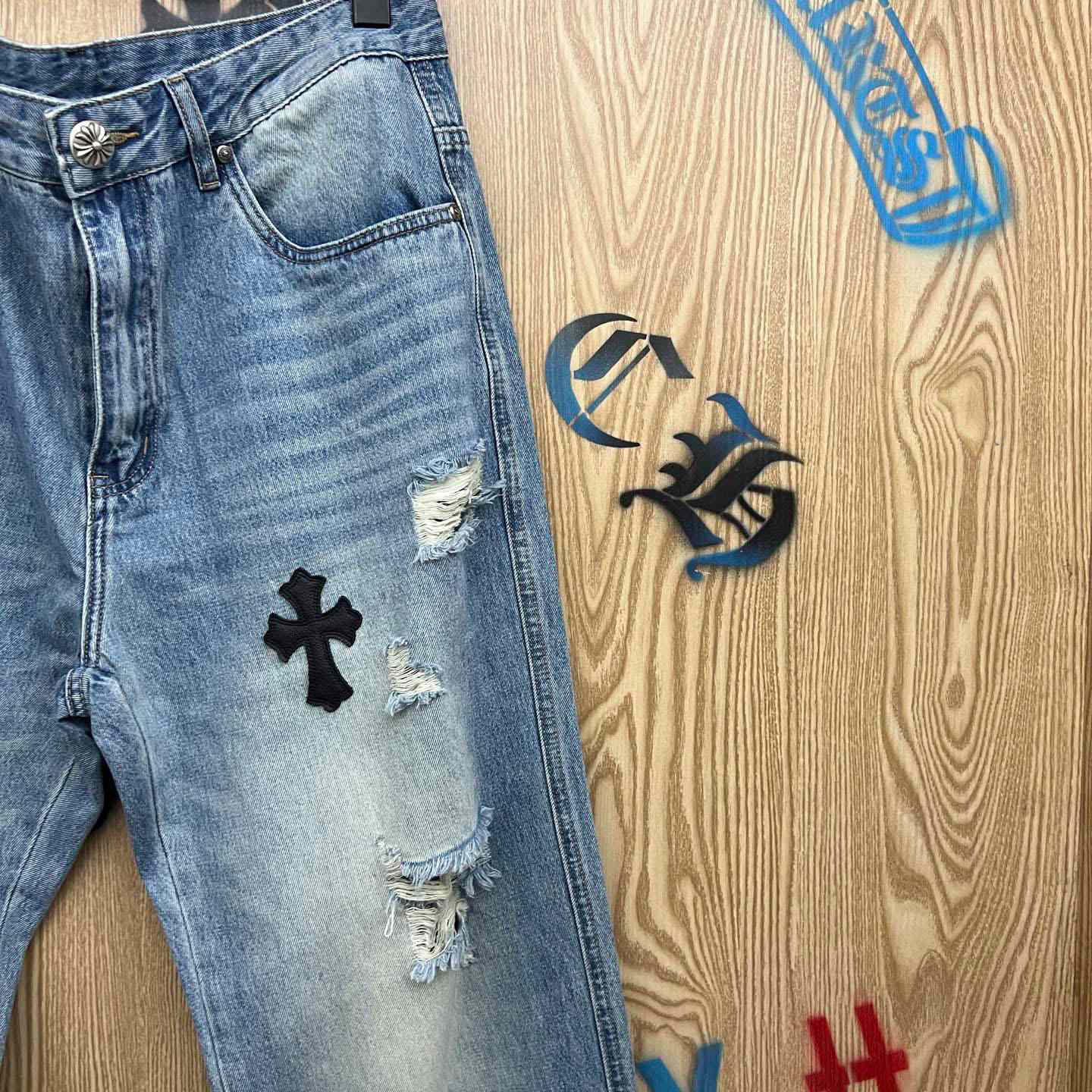 Chrome Hearts Jeans - FashionPlug