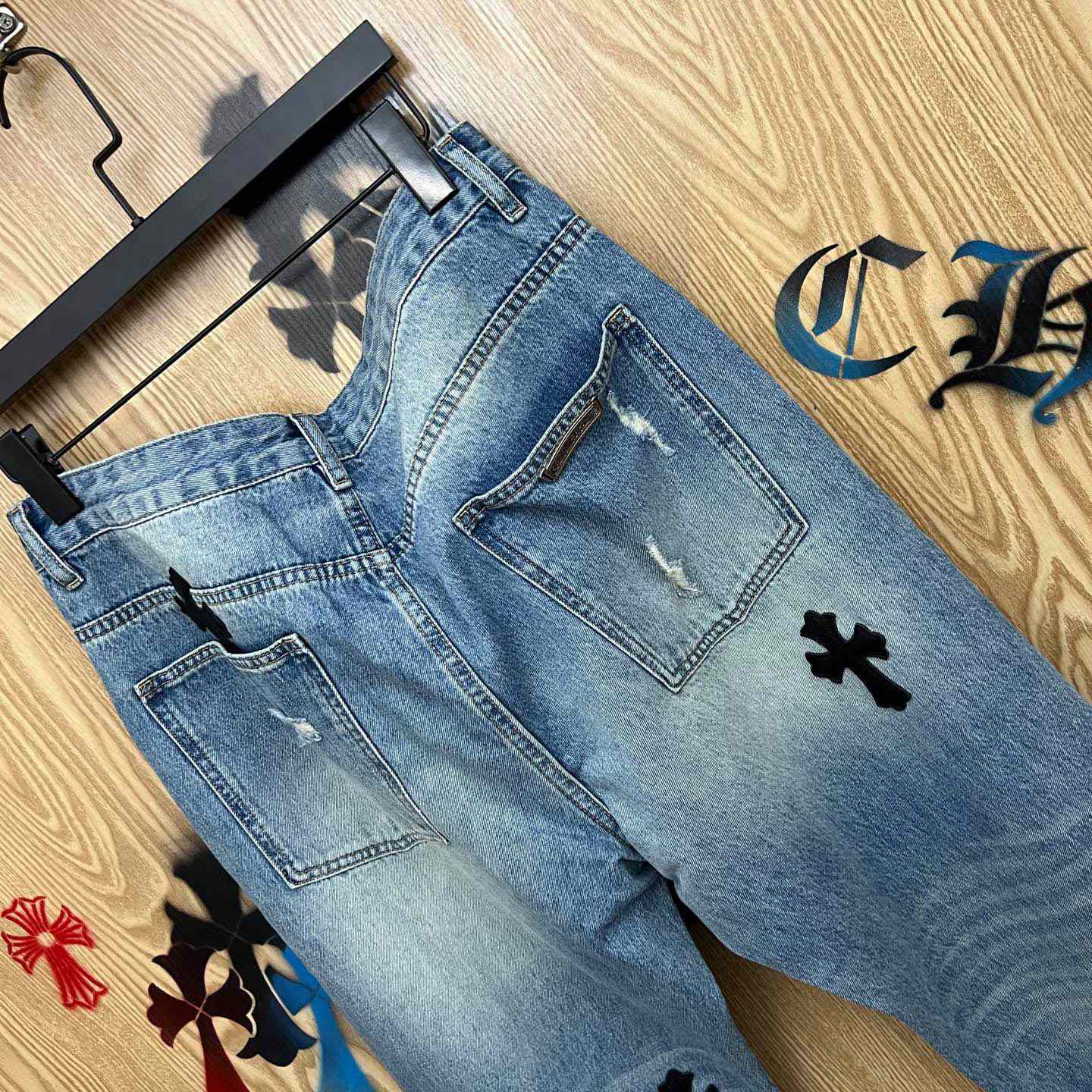 Chrome Hearts Jeans - FashionPlug
