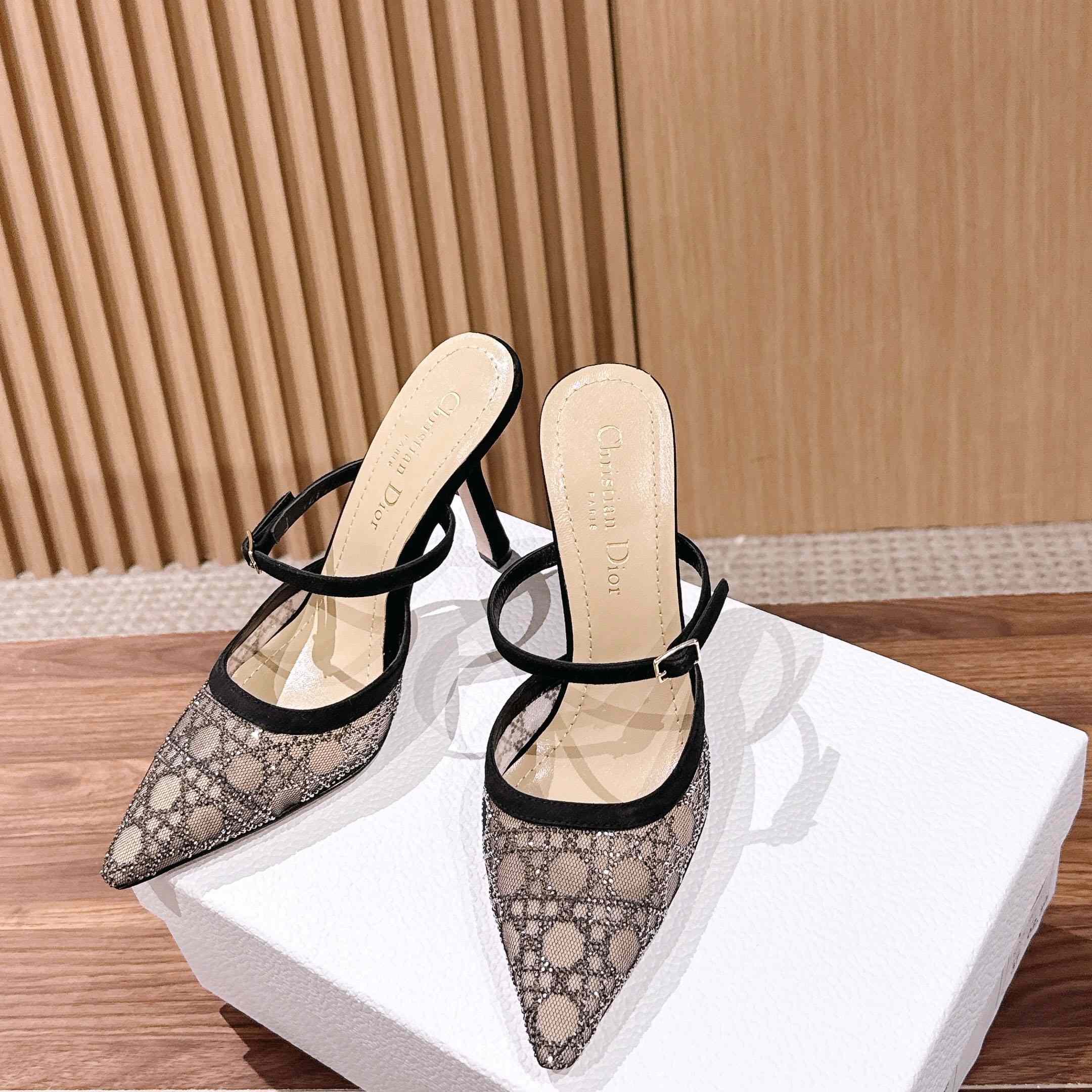 Dior Capture Heeled Mule - FashionPlug