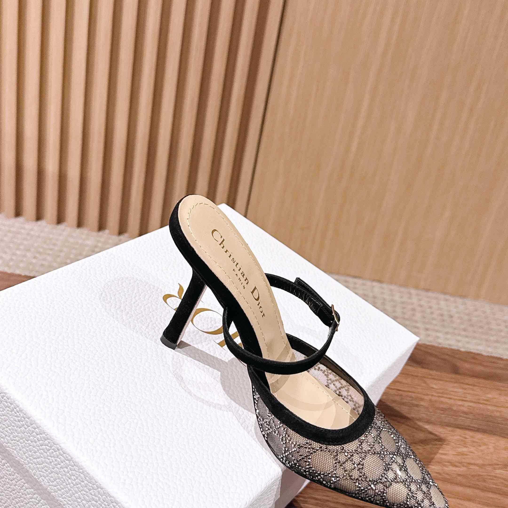 Dior Capture Heeled Mule - FashionPlug