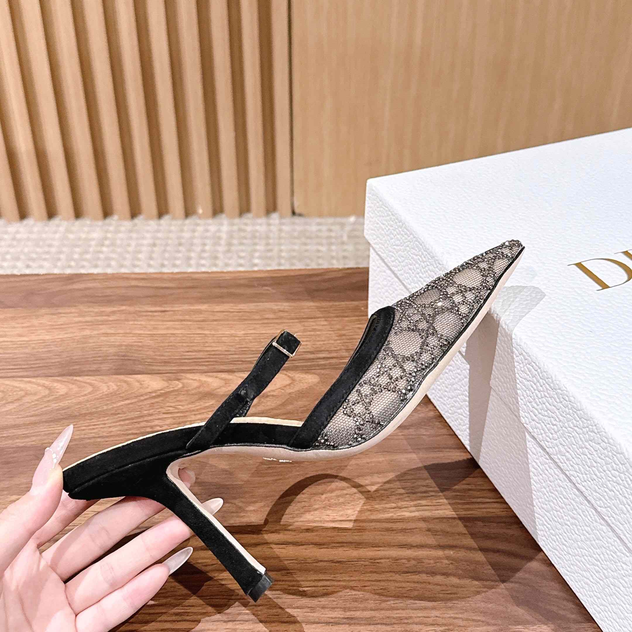Dior Capture Heeled Mule - FashionPlug