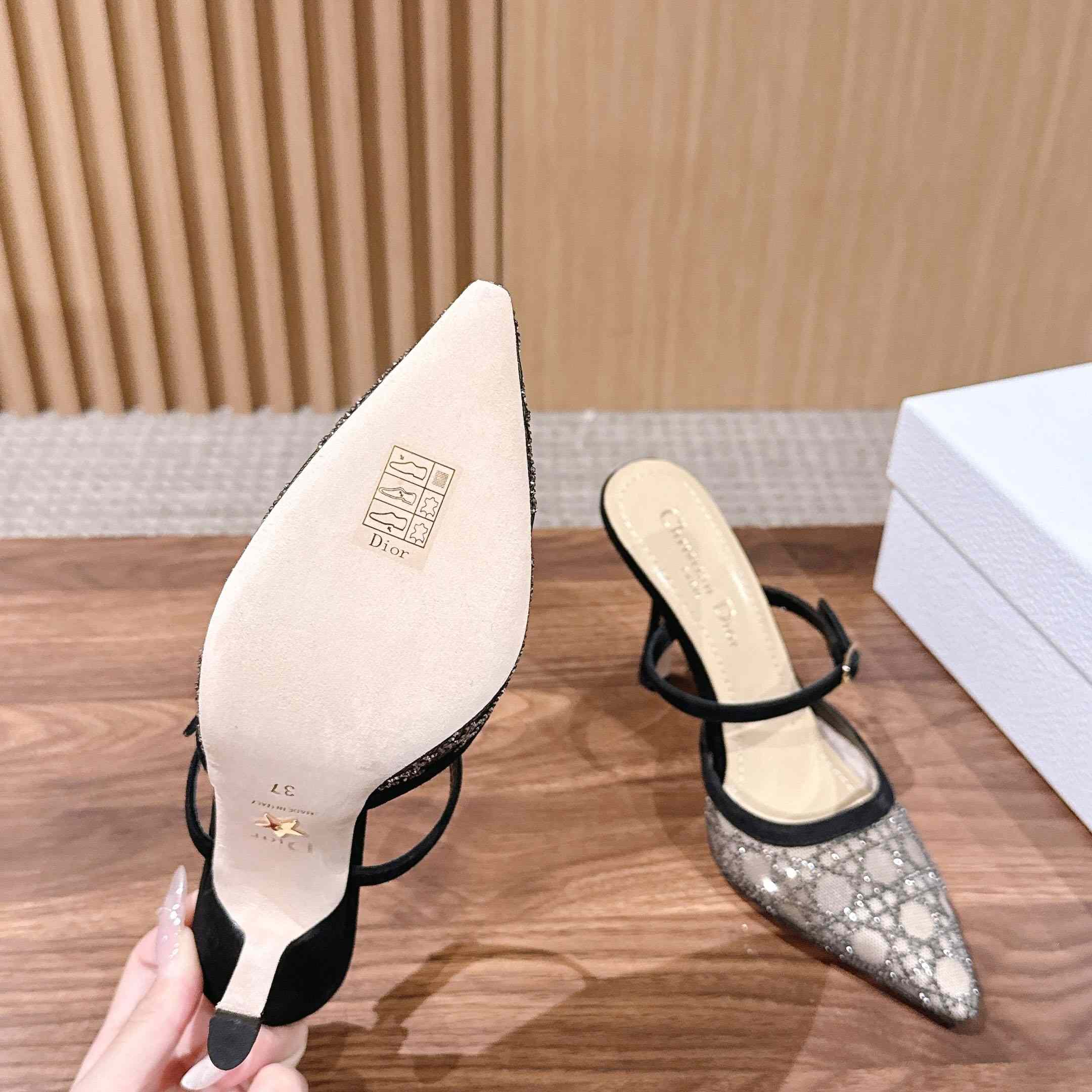Dior Capture Heeled Mule - FashionPlug