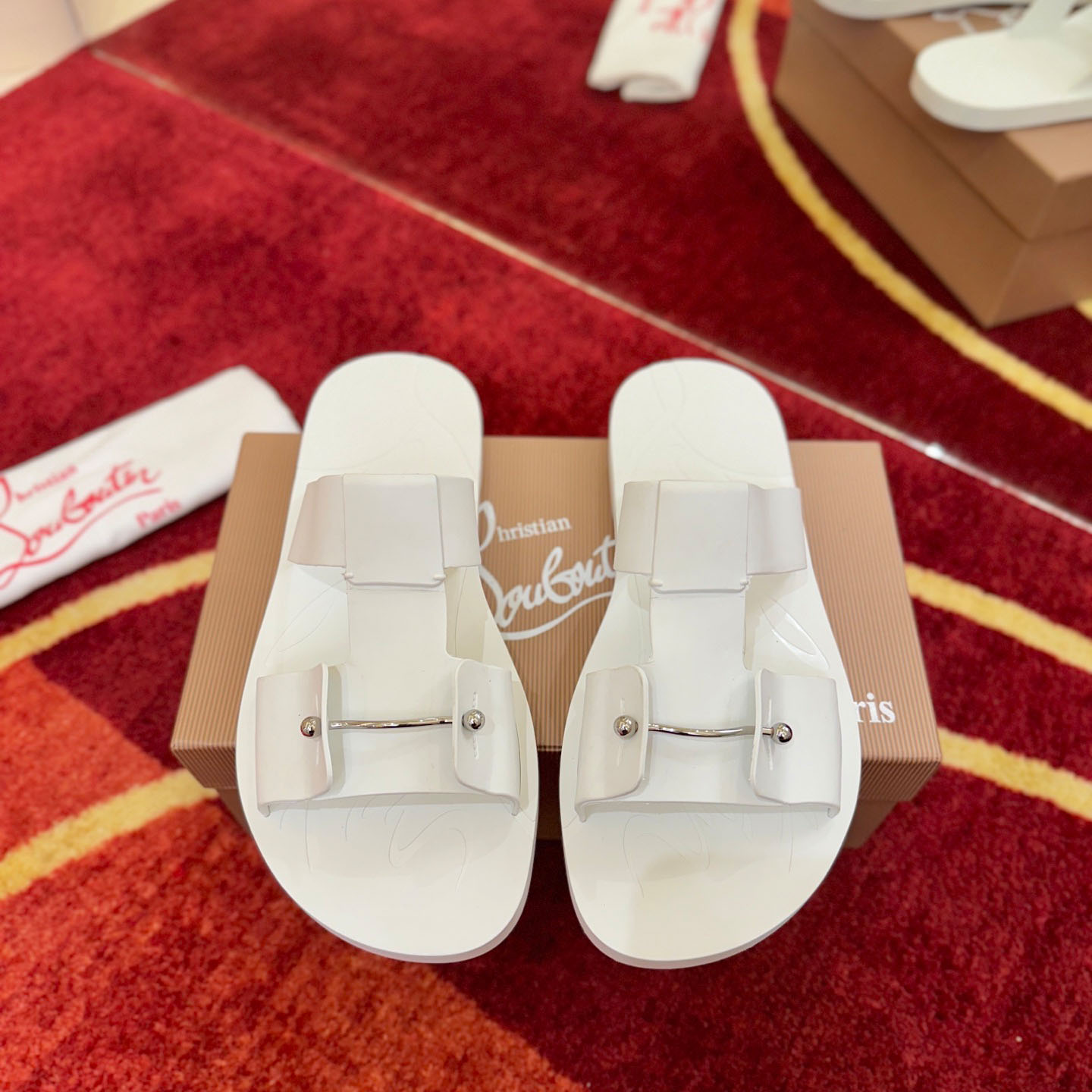 Christian Louboutin Zakouski Mules - FashionPlug