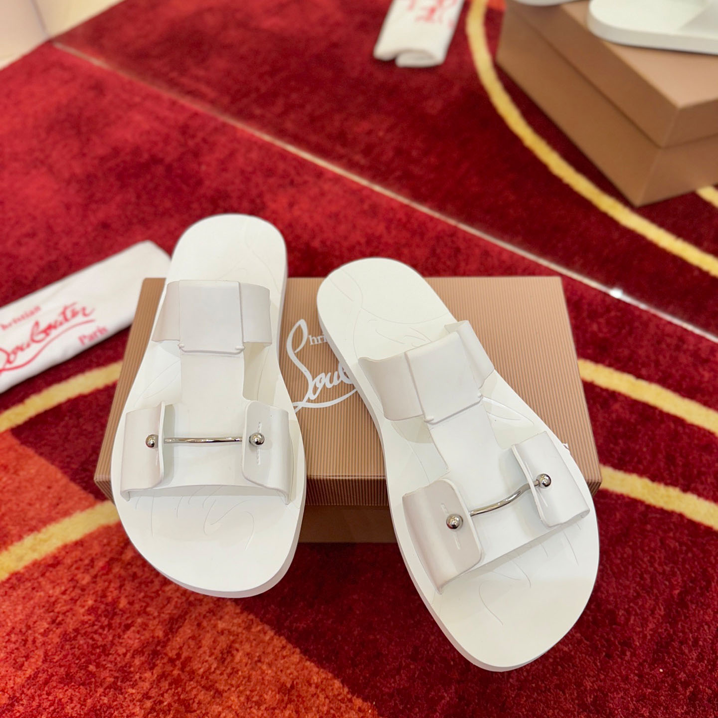 Christian Louboutin Zakouski Mules - FashionPlug