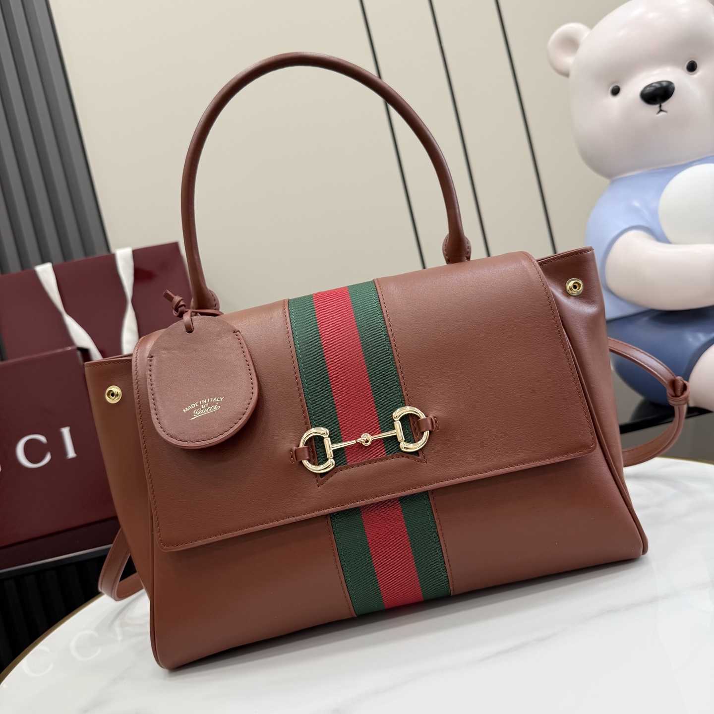 Gucci Paparazzo Medium Top Handle Bag - FashionPlug