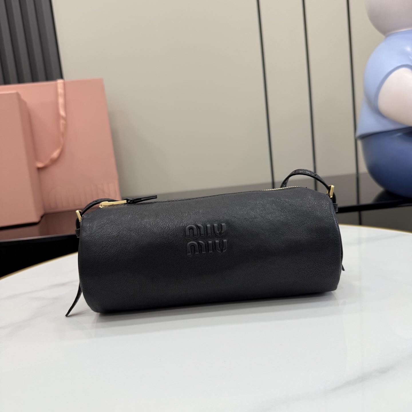 Miu Miu Nappa Leather Pouch - FashionPlug
