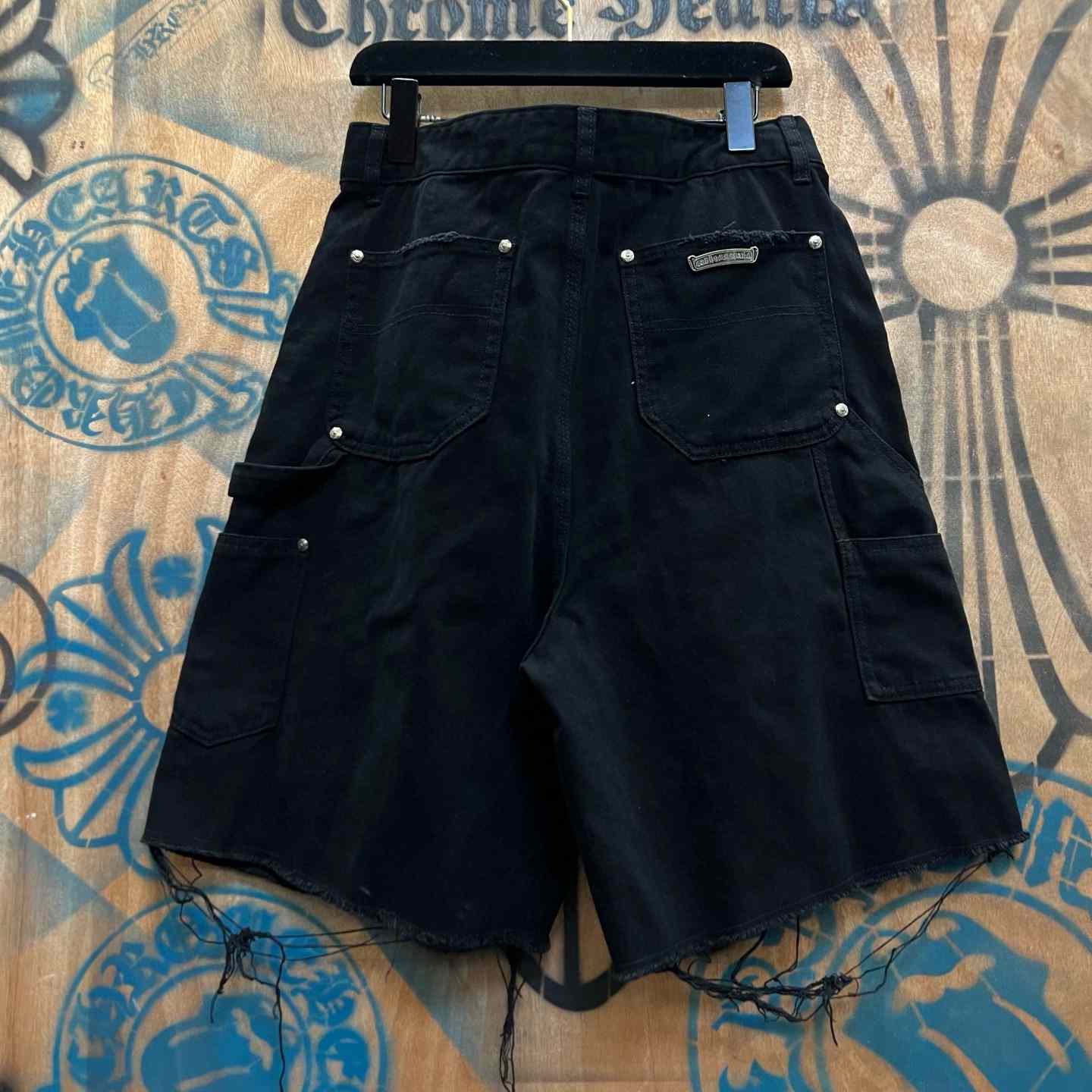 Chrome Hearts Denim Shorts - FashionPlug