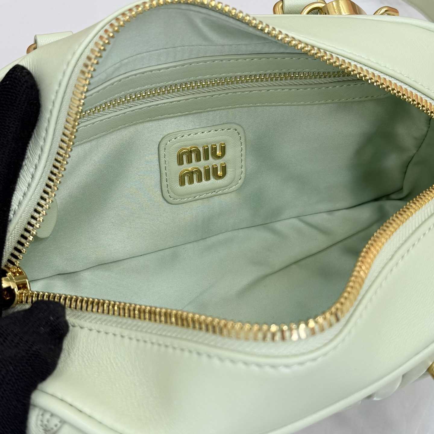 Miu Miu Arcadie Matelassé Nappa Leather Bag - FashionPlug