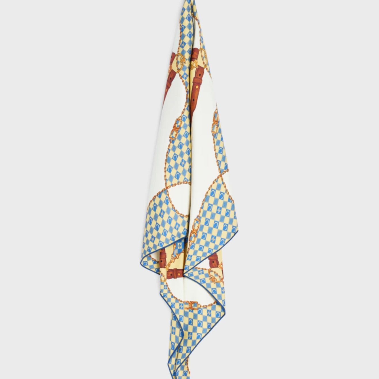 Celine  Bandana In Silk Twill - FashionPlug