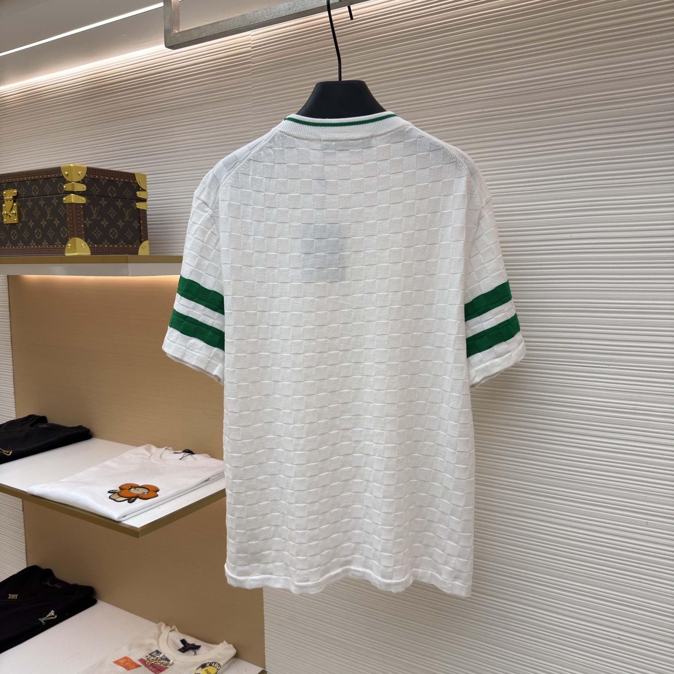 Louis Vuitton Damier Terry Tennis T-Shirt - FashionPlug