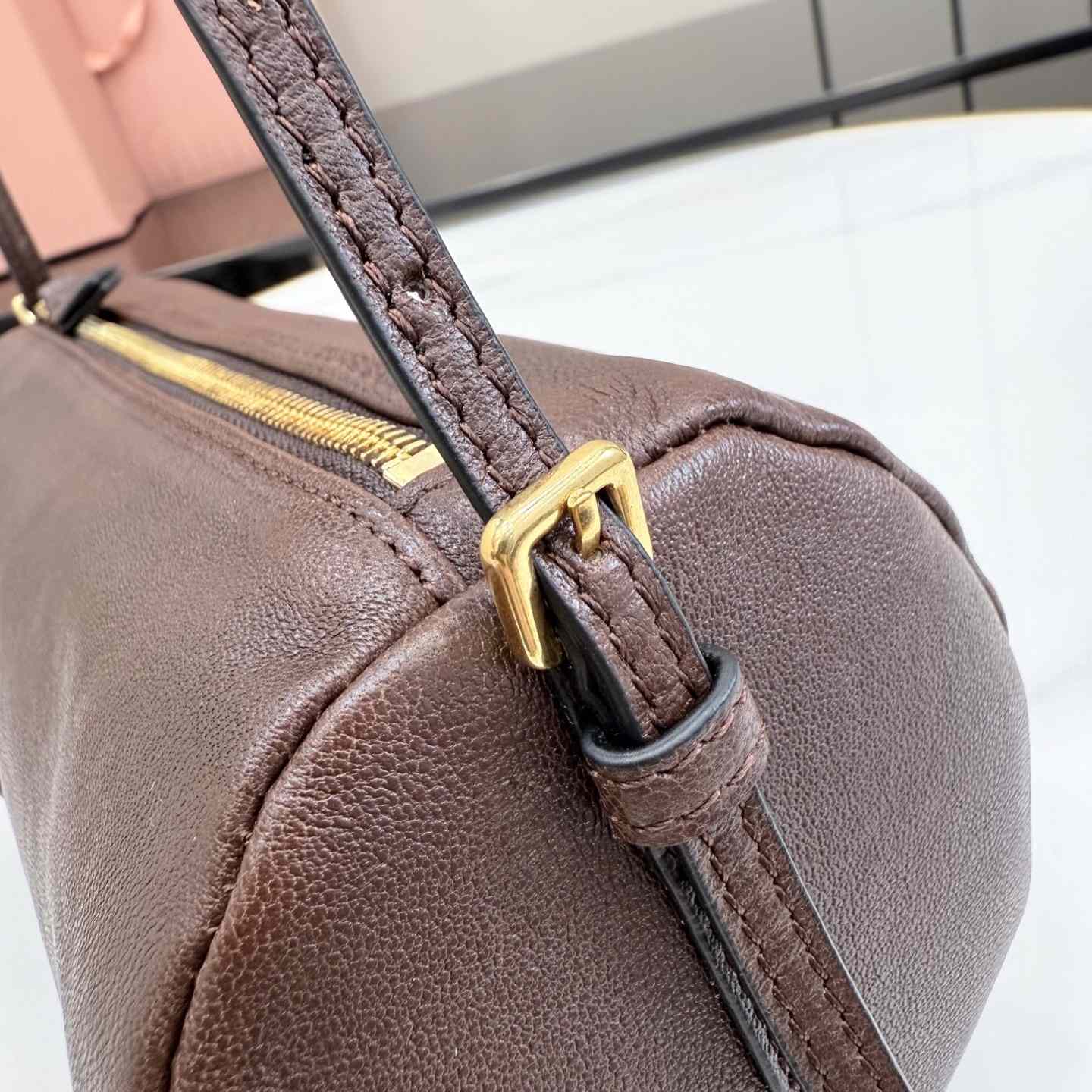Miu Miu Nappa Leather Pouch - FashionPlug