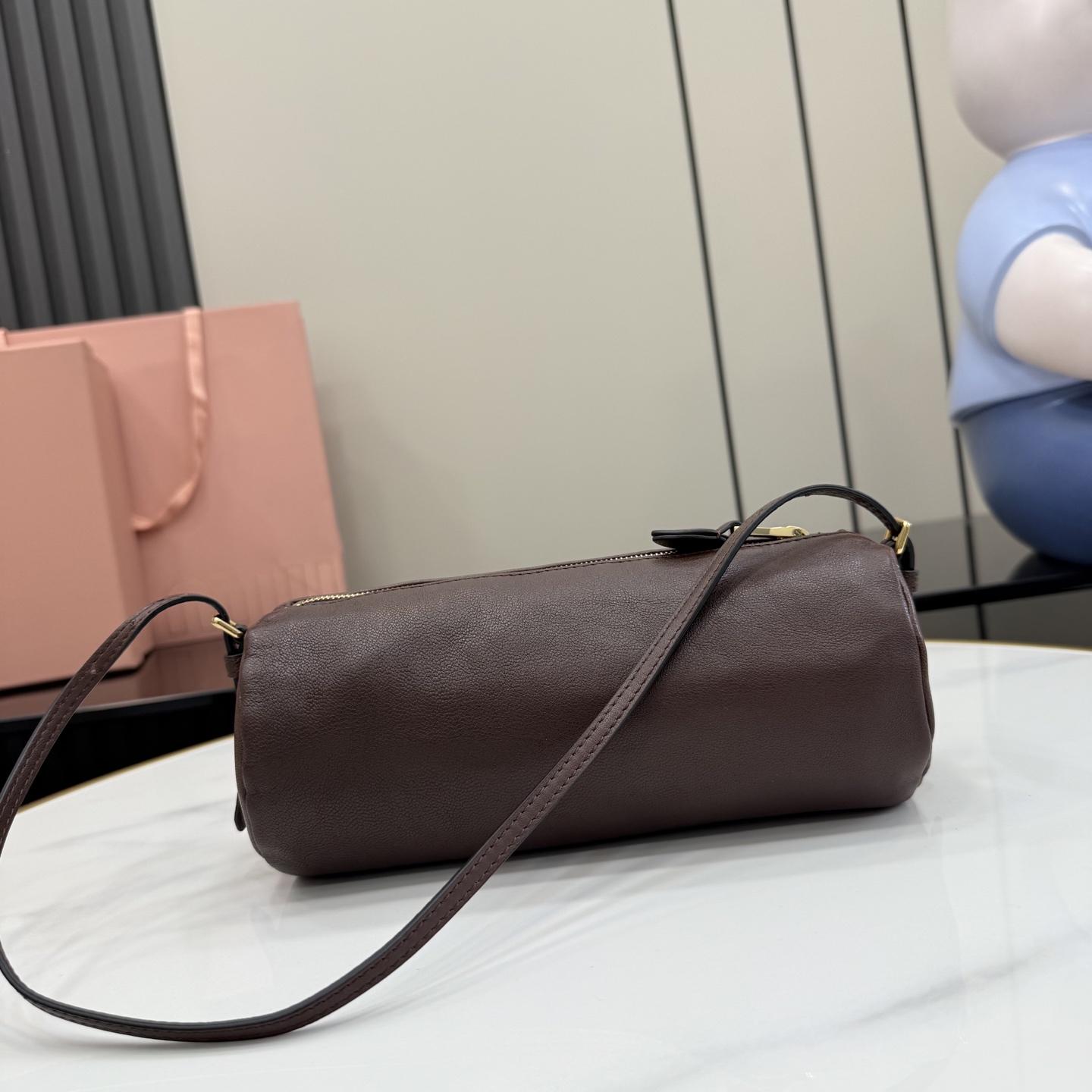 Miu Miu Nappa Leather Pouch - FashionPlug