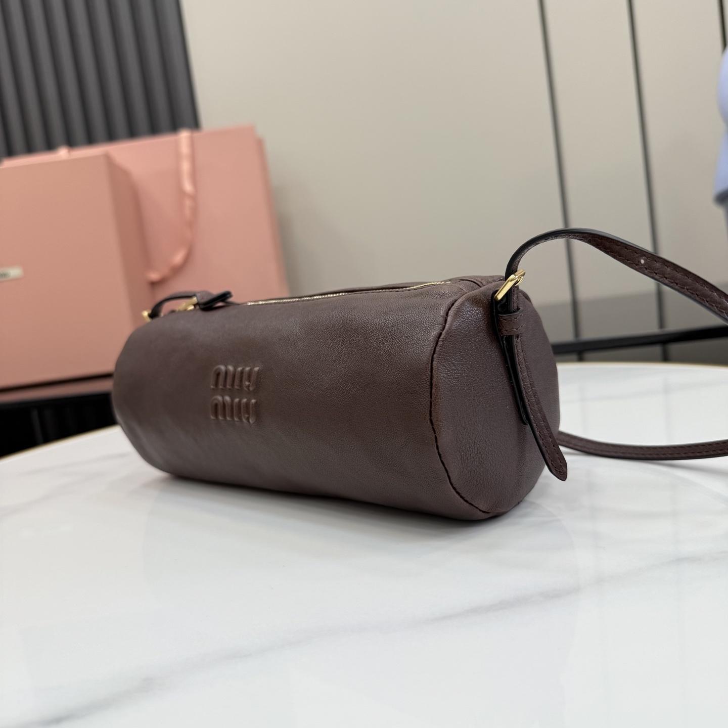 Miu Miu Nappa Leather Pouch - FashionPlug