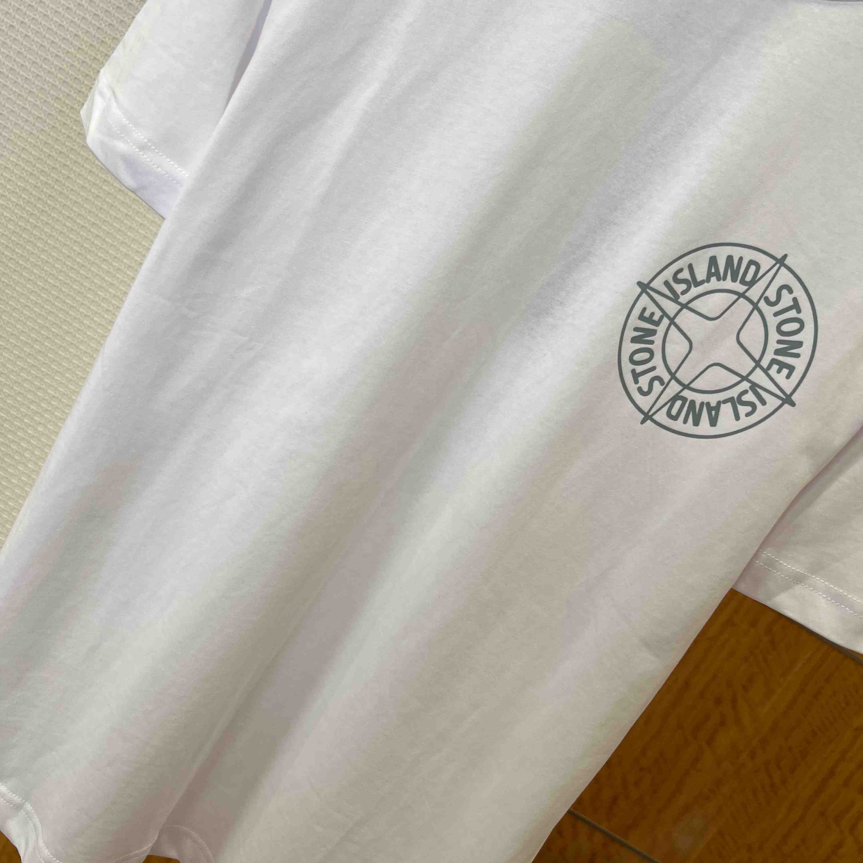 Stone Island Cotton Logo T-shirt - FashionPlug