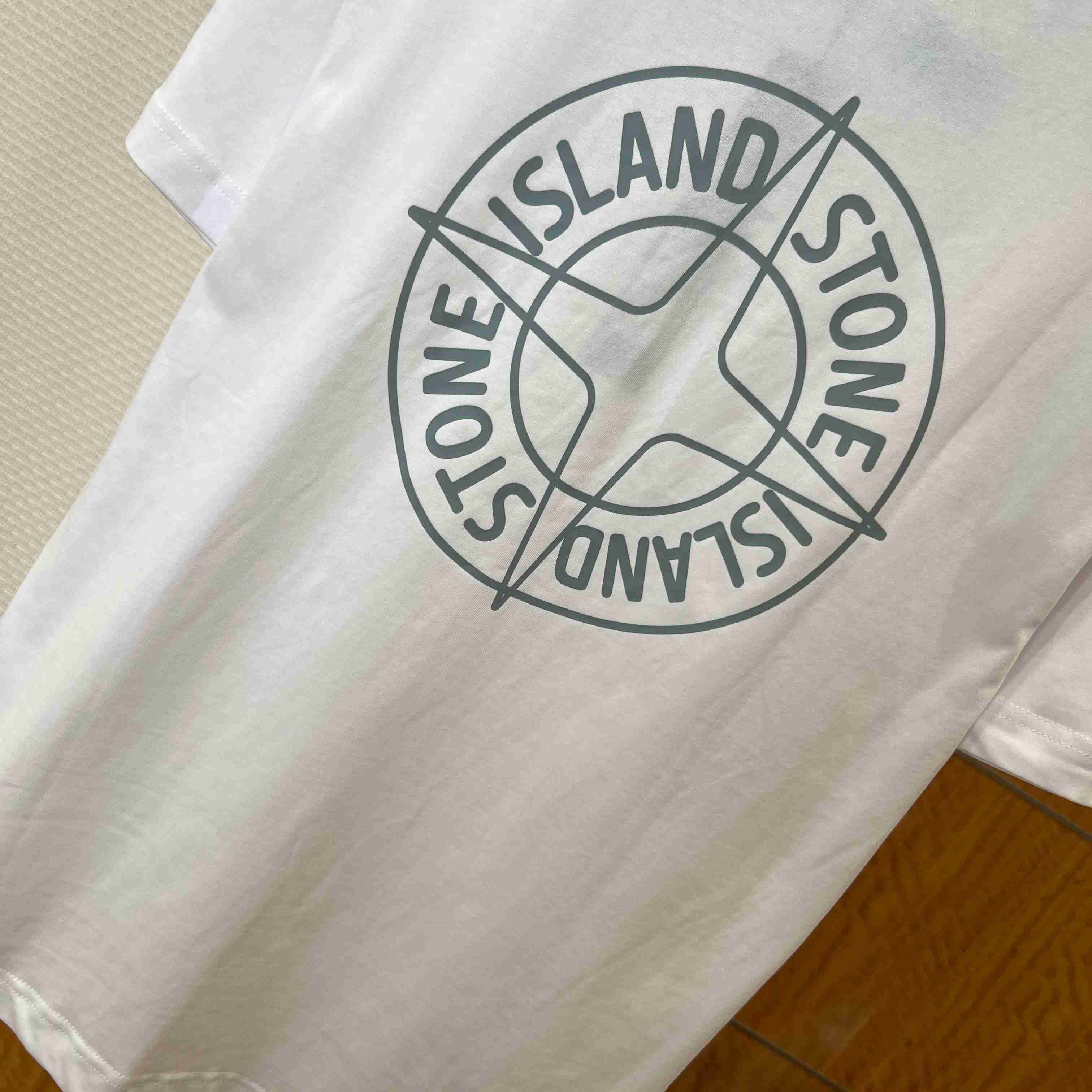 Stone Island Cotton Logo T-shirt - FashionPlug