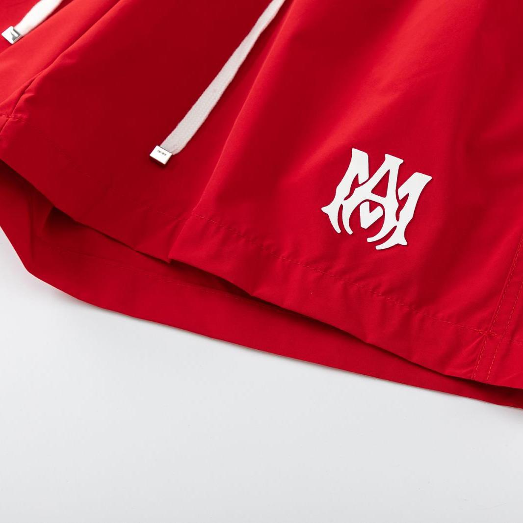 Amiri Logo Drawstring Swim Shorts - FashionPlug