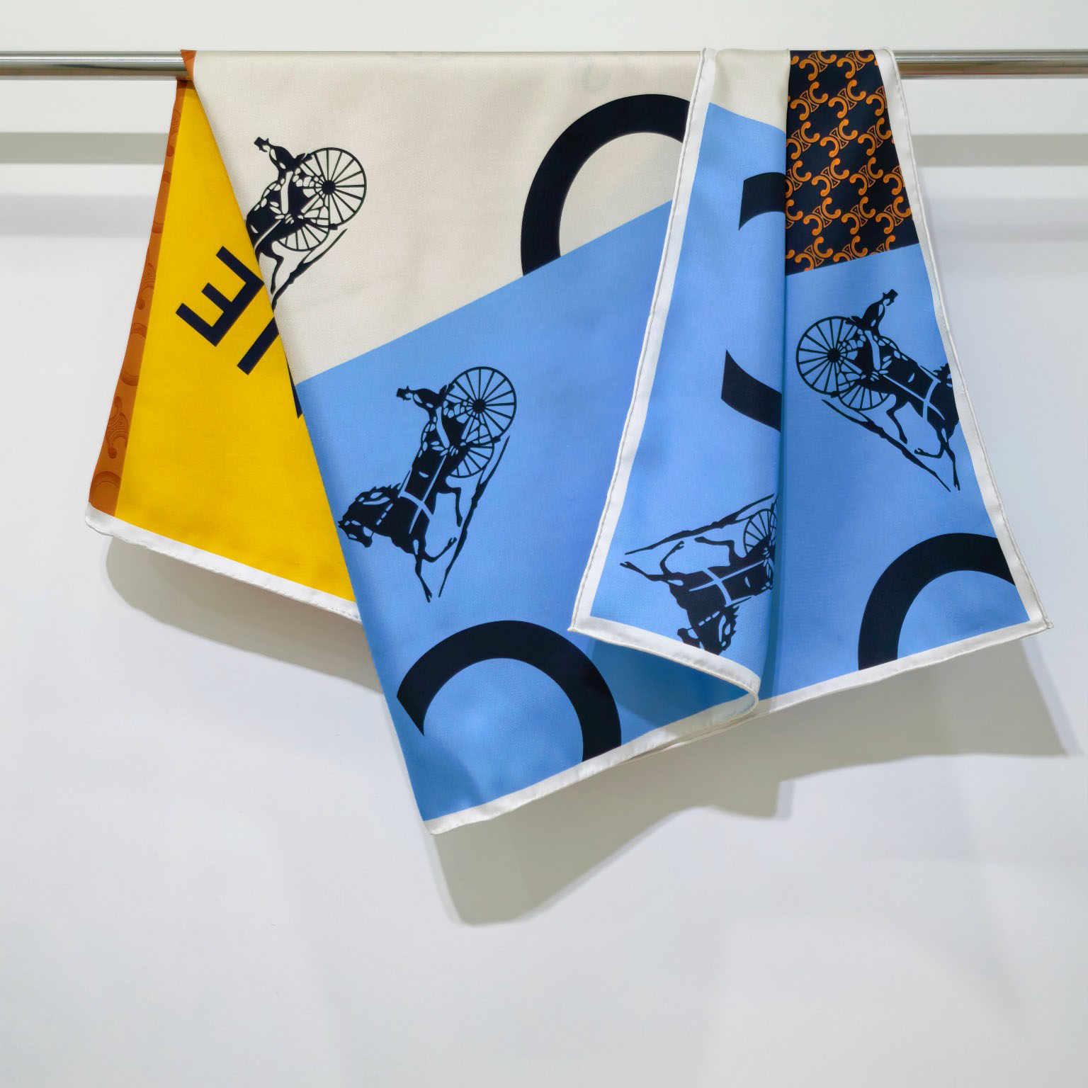 Celine  Square In Silk Twill - FashionPlug