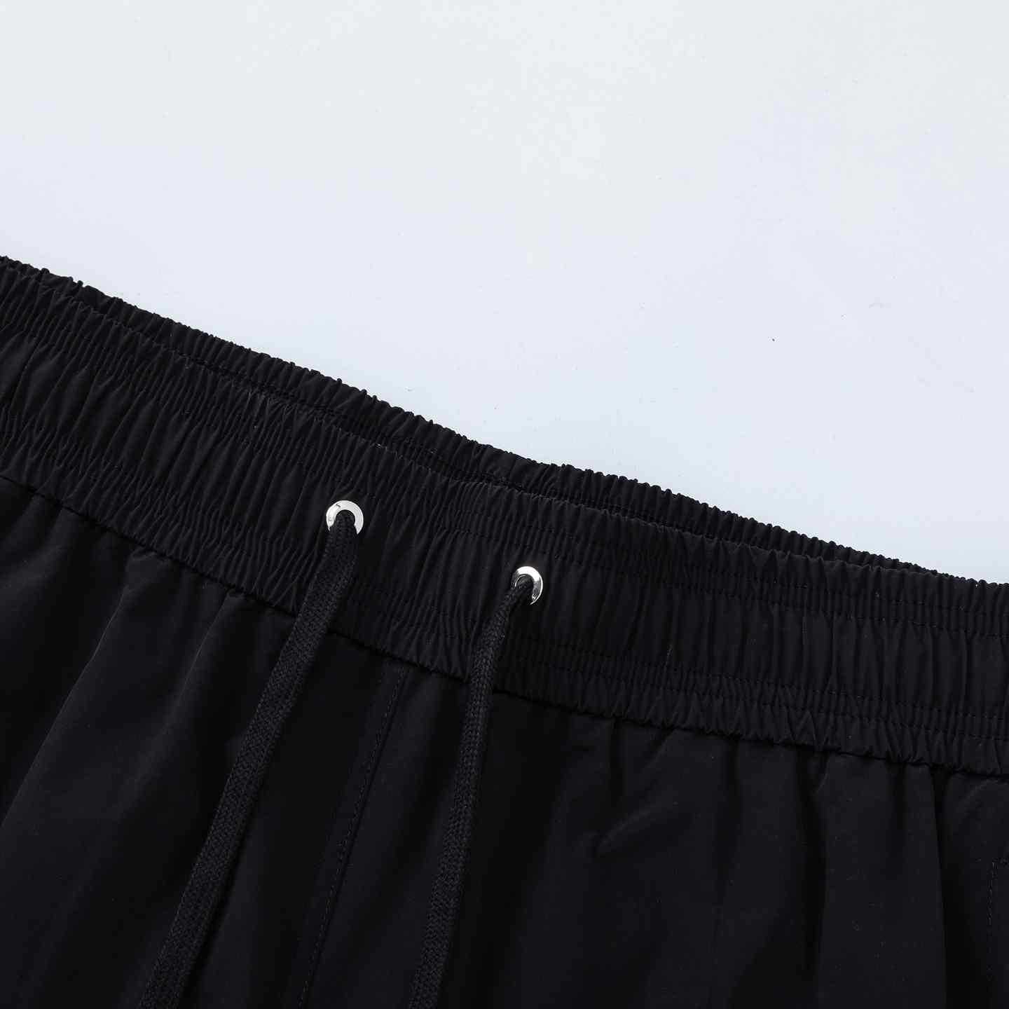 Amiri  Logo Studded Drawstring Shorts - FashionPlug
