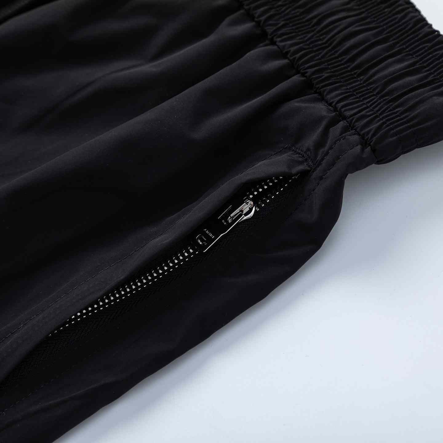 Amiri  Logo Studded Drawstring Shorts - FashionPlug