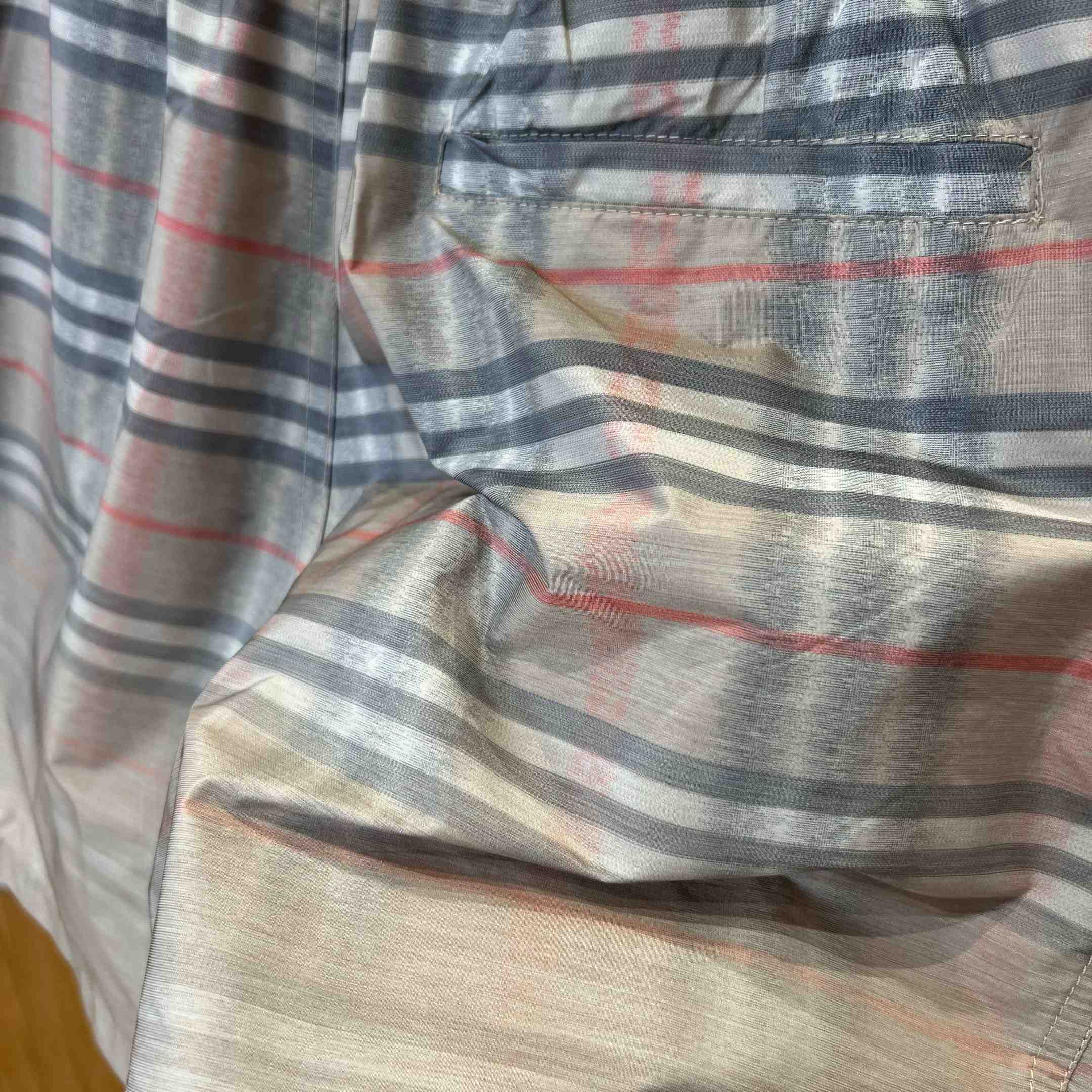 Burberry Gradient Check Swim Shorts - FashionPlug