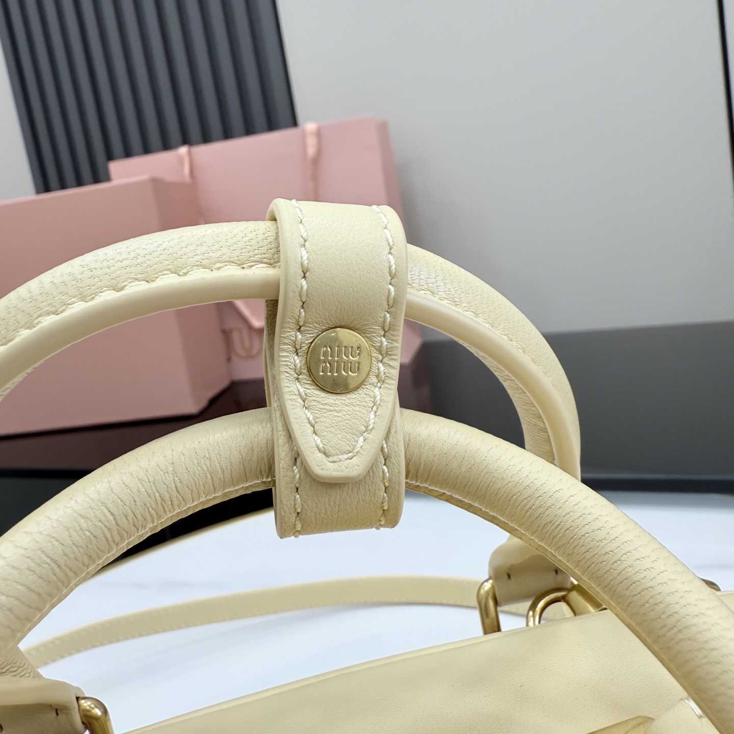Miu Miu Arcadie Matelassé Nappa Leather Bag - FashionPlug