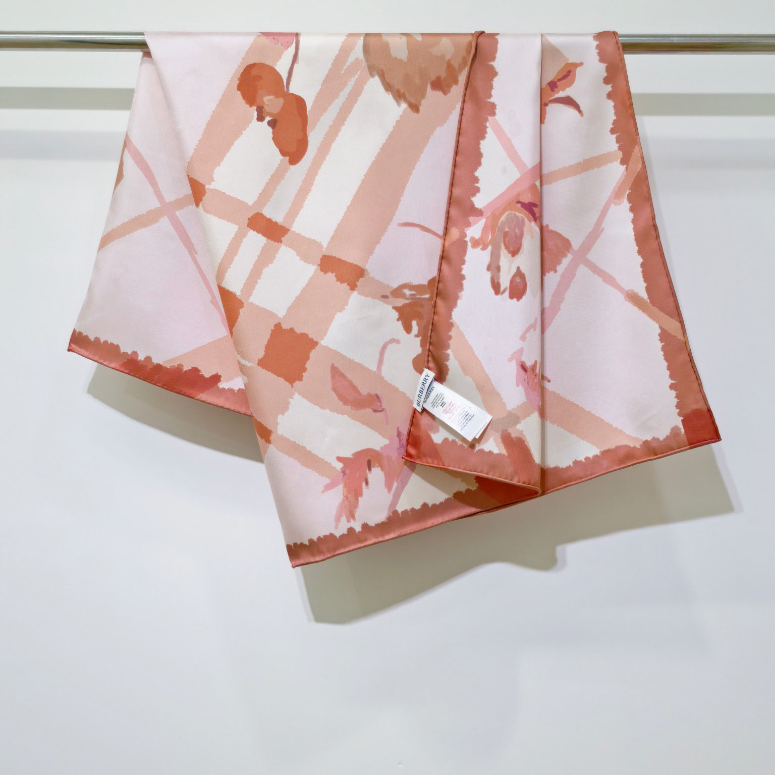 Burberry Watercolour Check Silk Scarf - FashionPlug