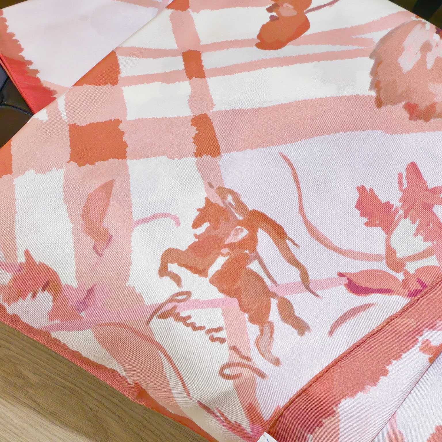Burberry Watercolour Check Silk Scarf - FashionPlug