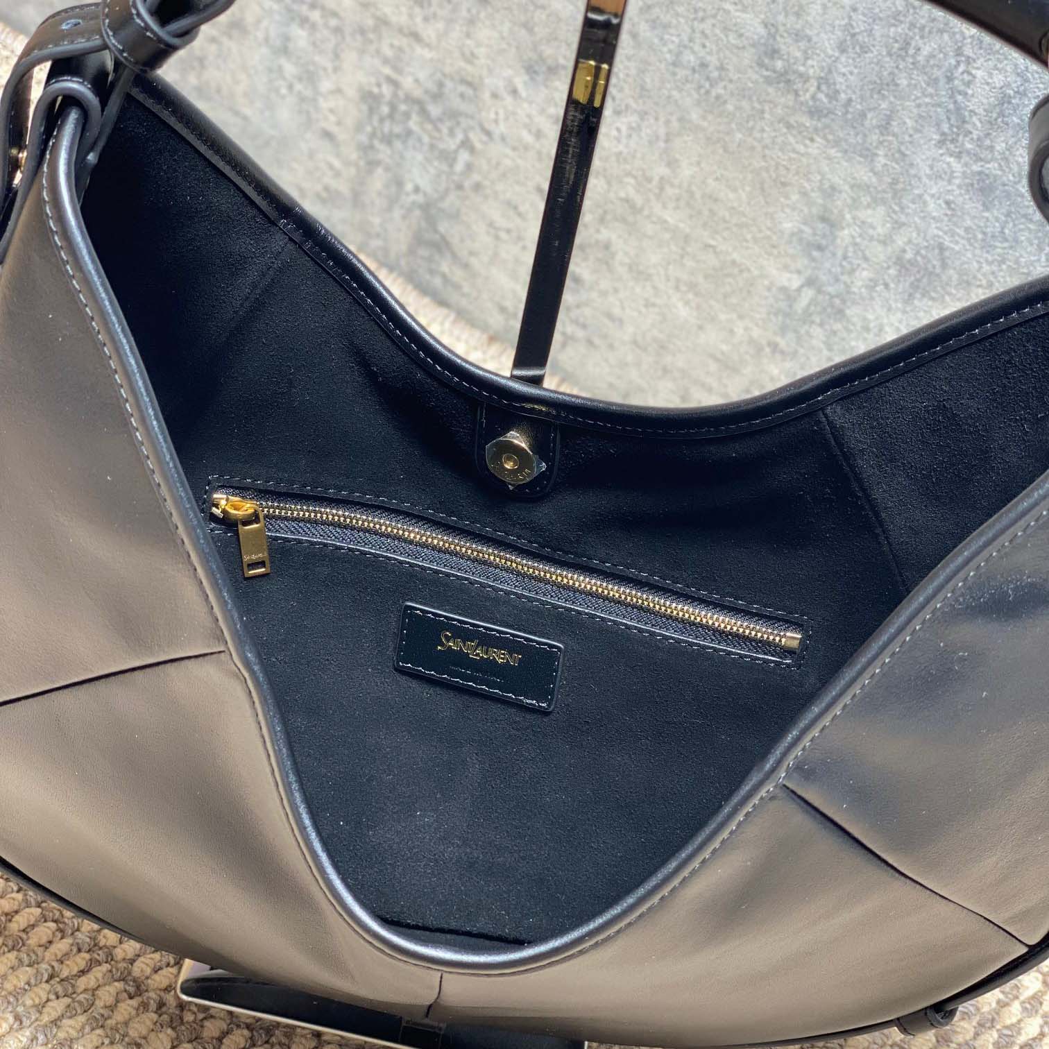 Saint Laurent MOMBASA Medium In Leather - FashionPlug