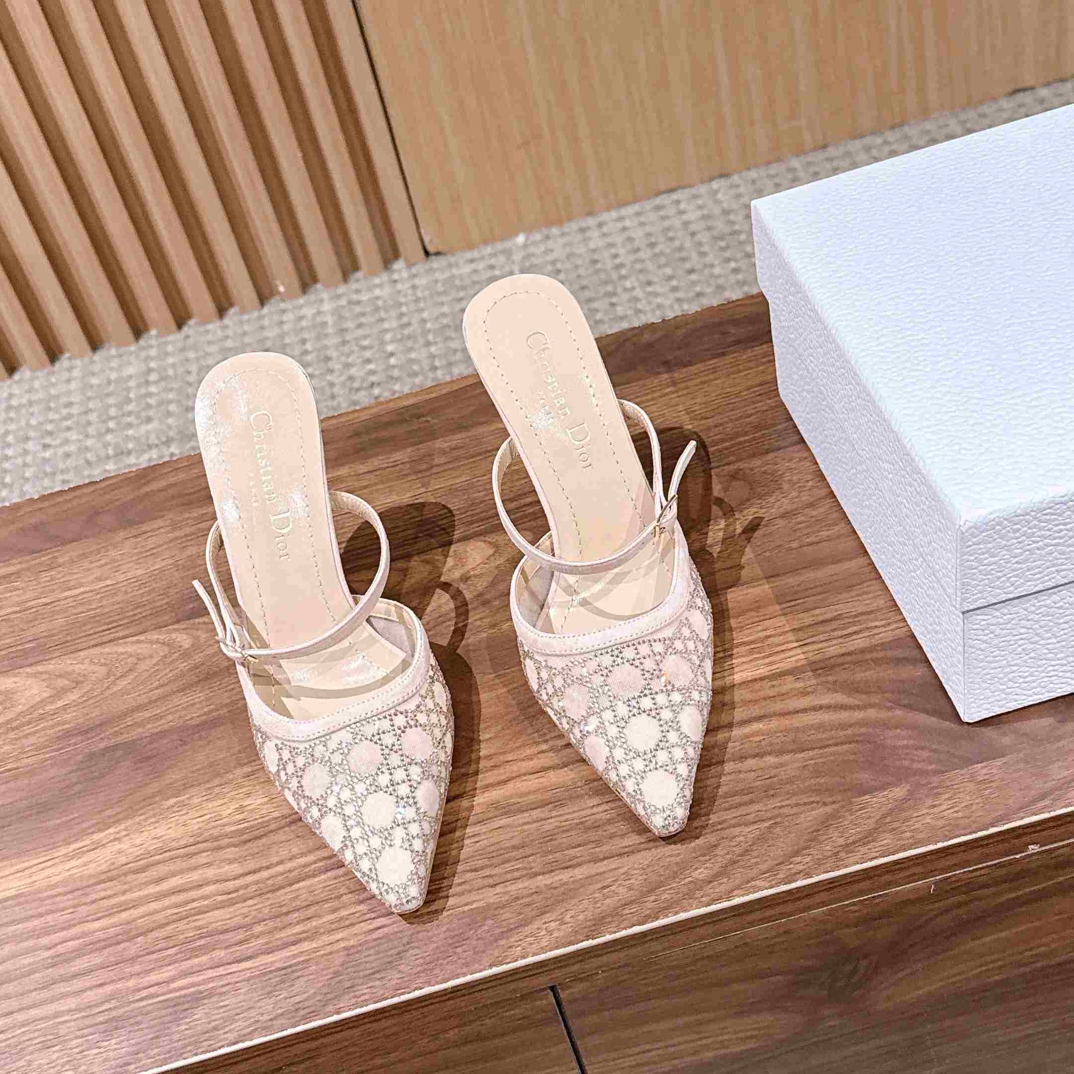 Dior Capture Heeled Mule - FashionPlug