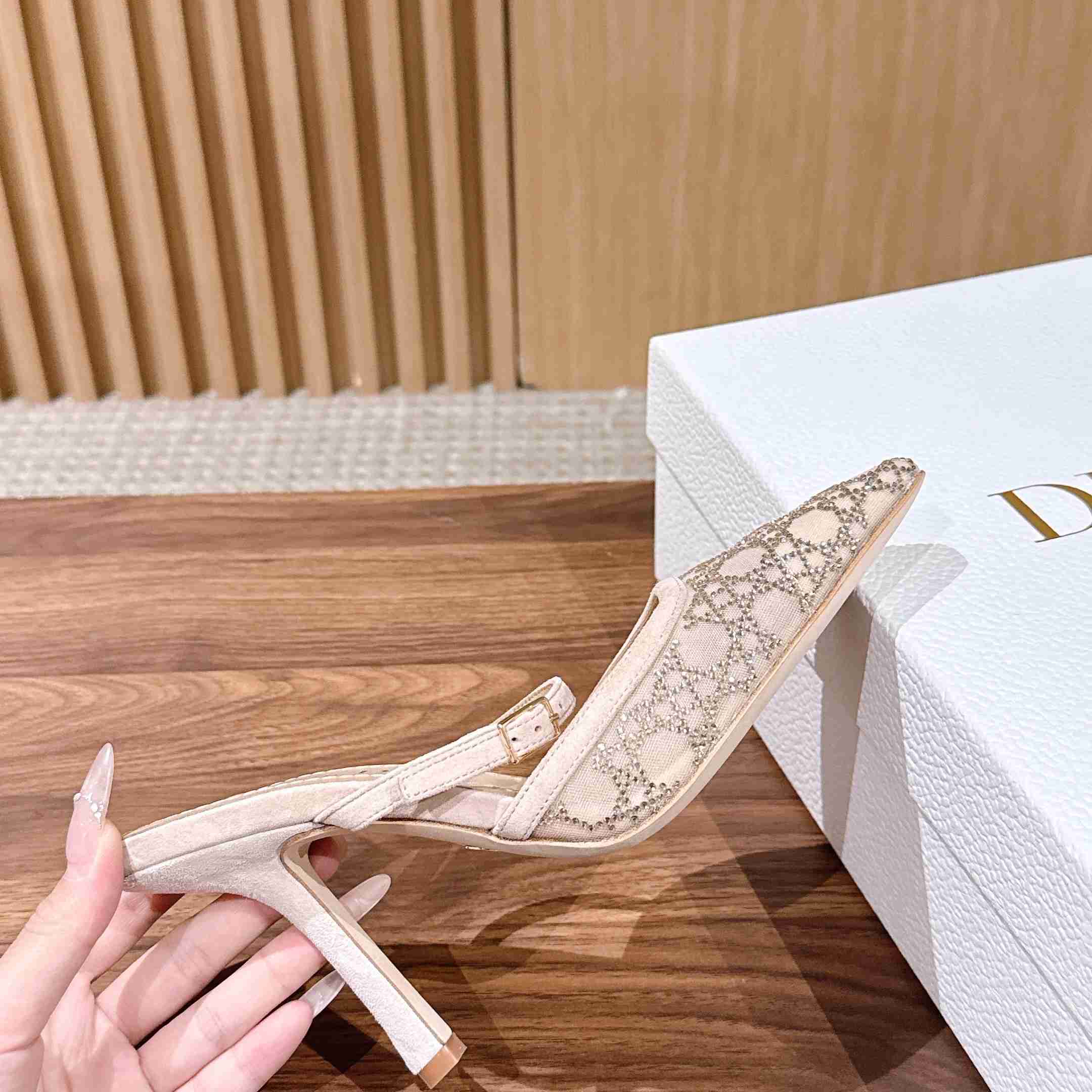 Dior Capture Heeled Mule - FashionPlug