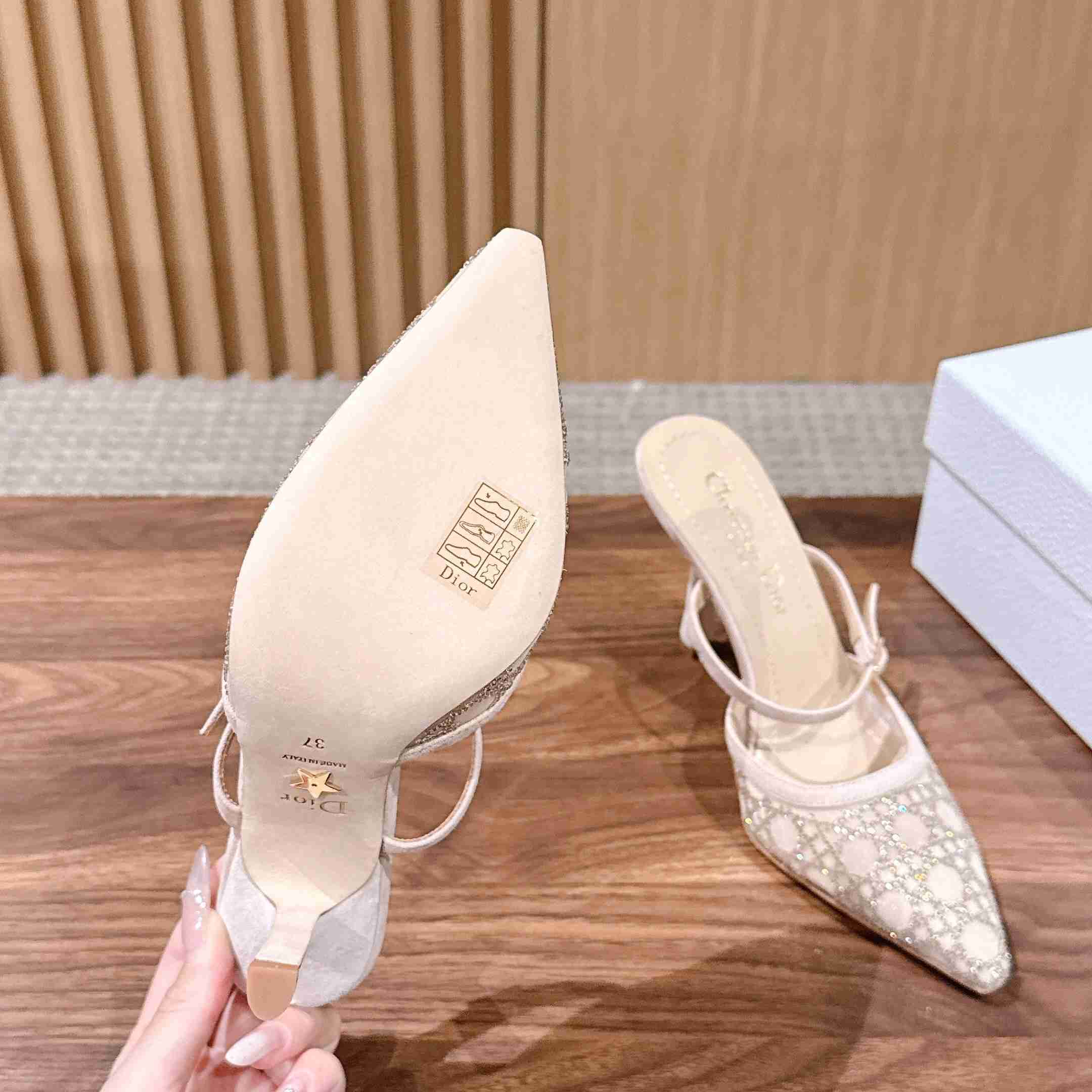 Dior Capture Heeled Mule - FashionPlug